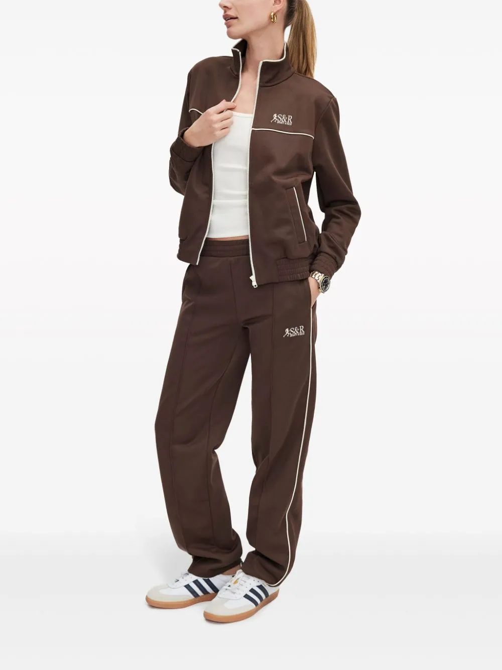 Action side-stripe track pants