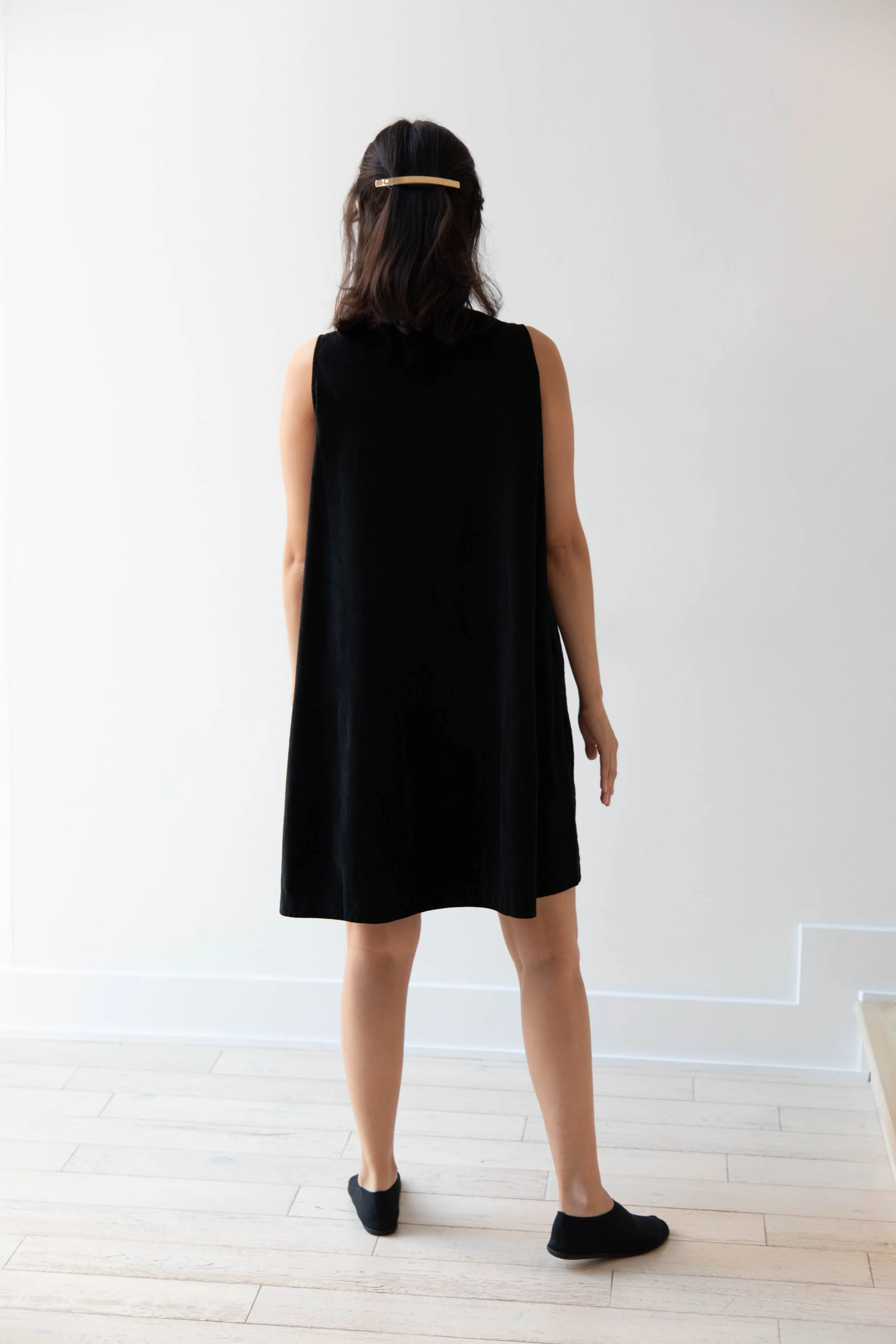 Album di Famiglia | Velvet Mini Dress in Black