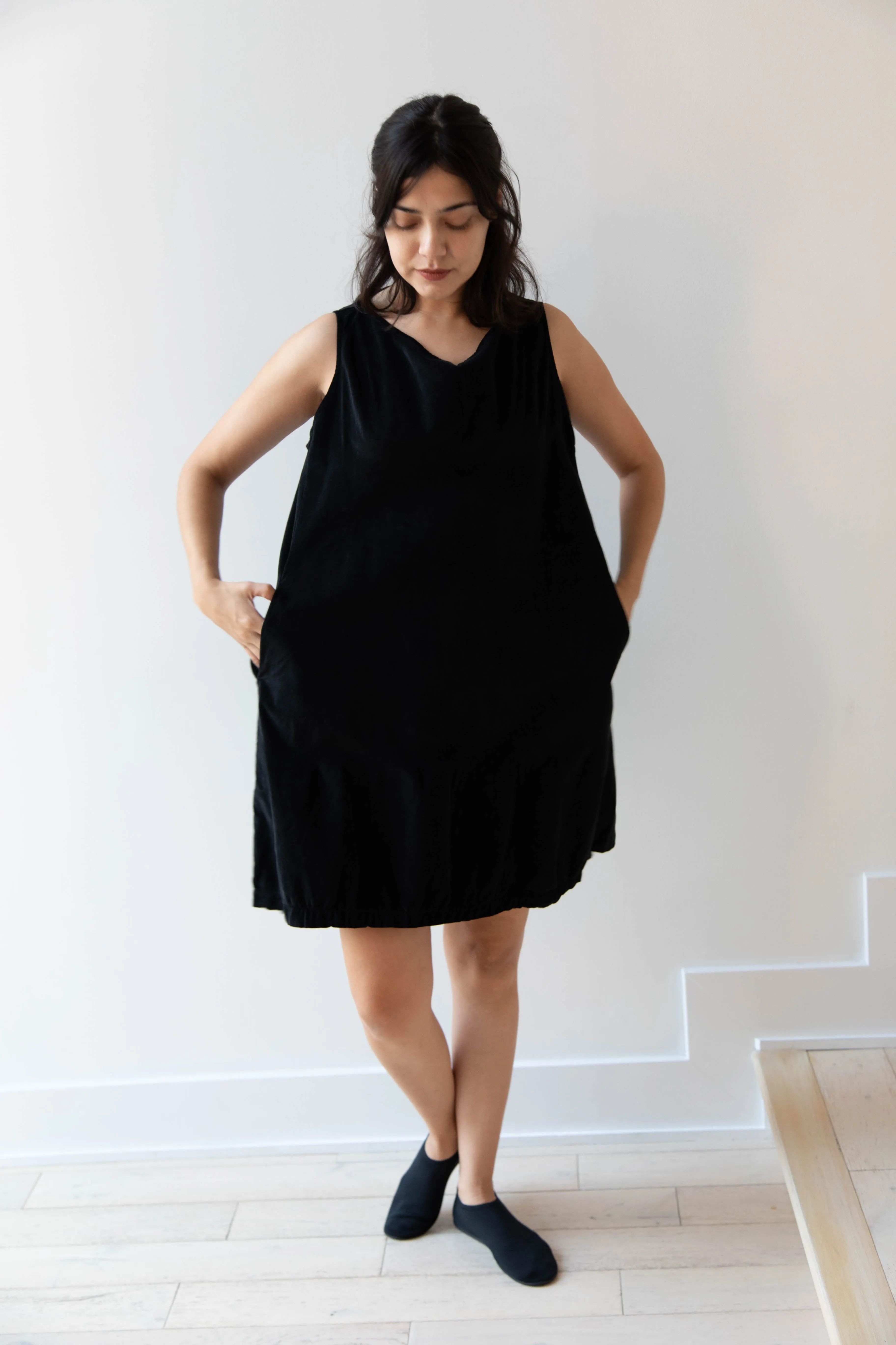 Album di Famiglia | Velvet Mini Dress in Black