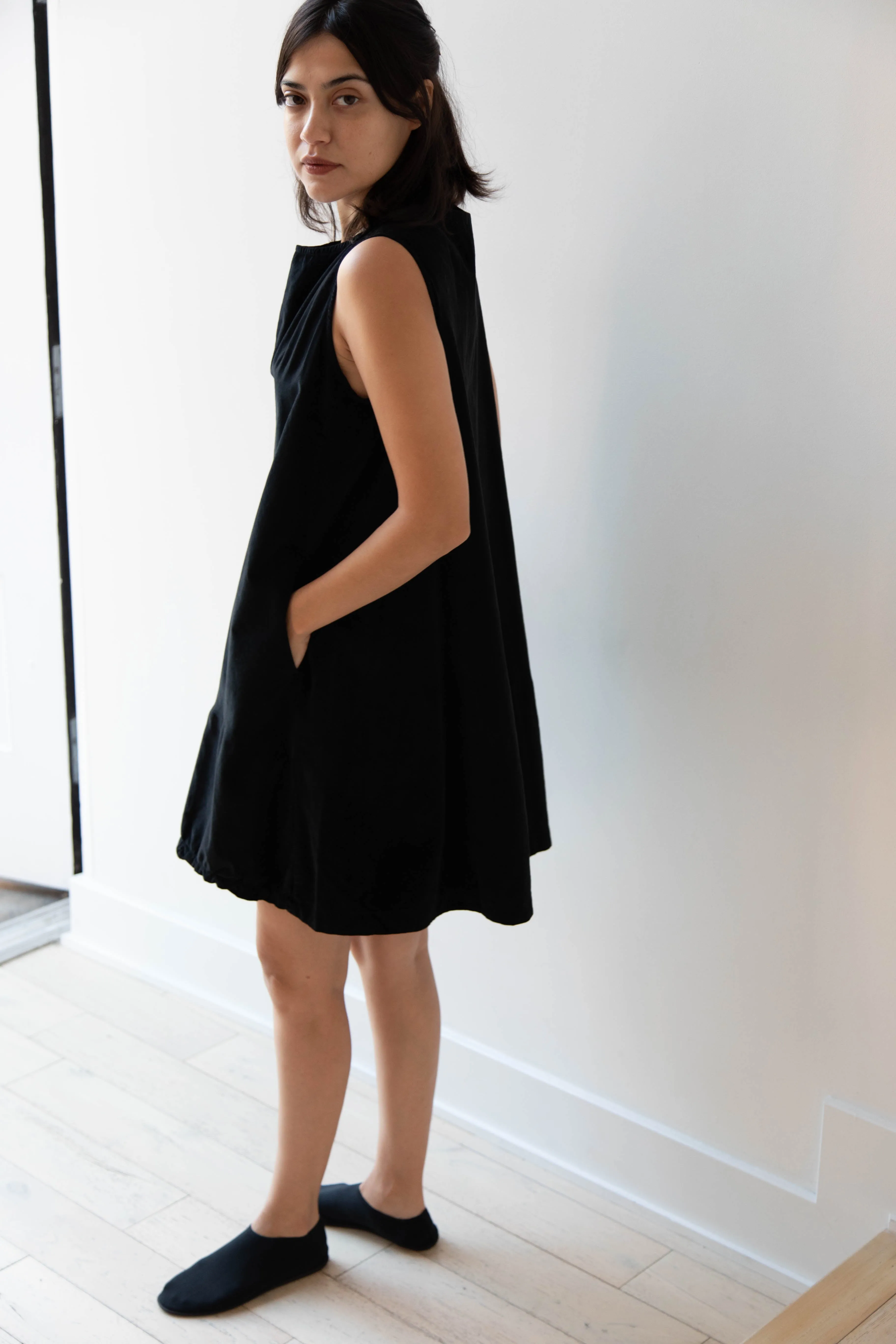 Album di Famiglia | Velvet Mini Dress in Black