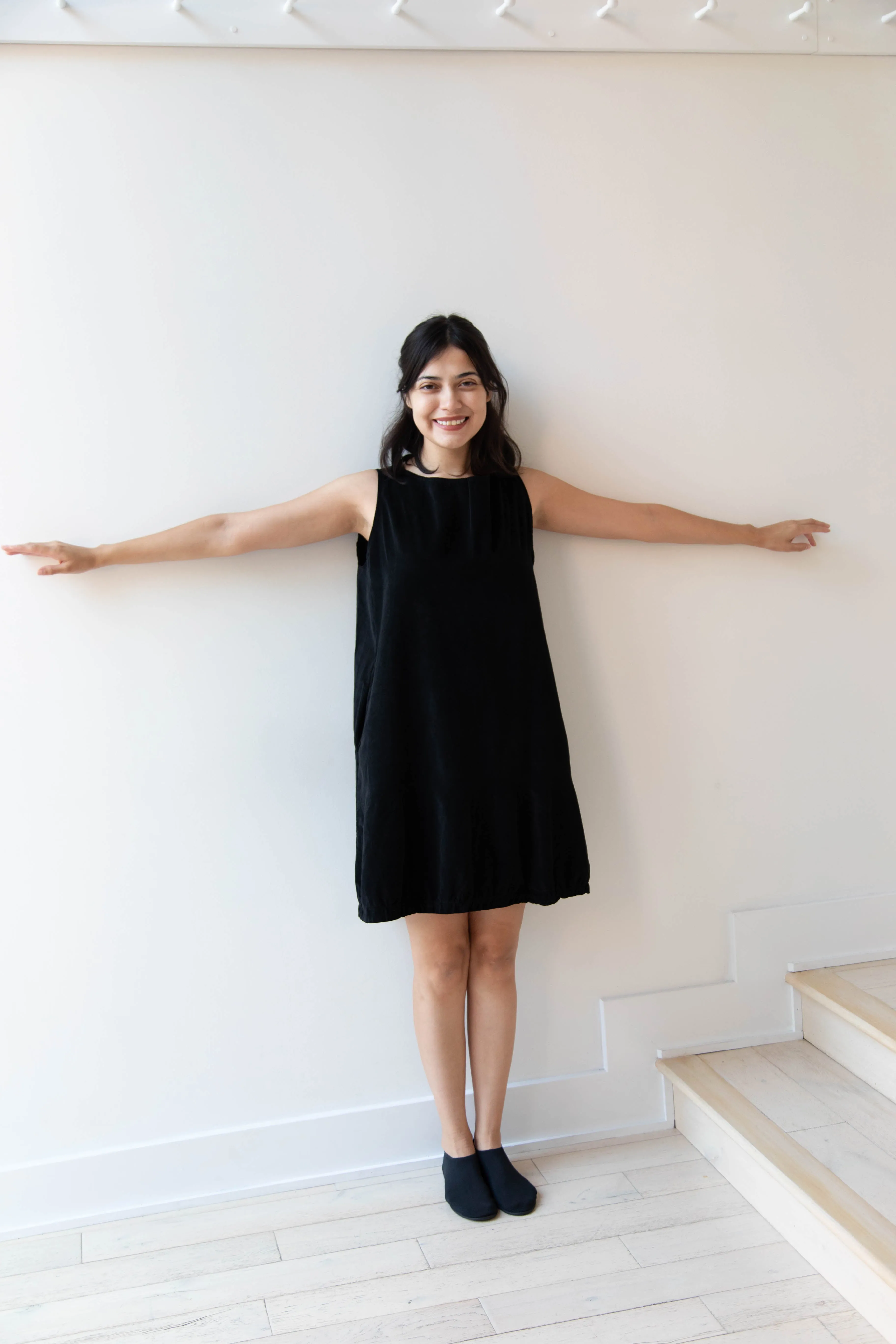 Album di Famiglia | Velvet Mini Dress in Black