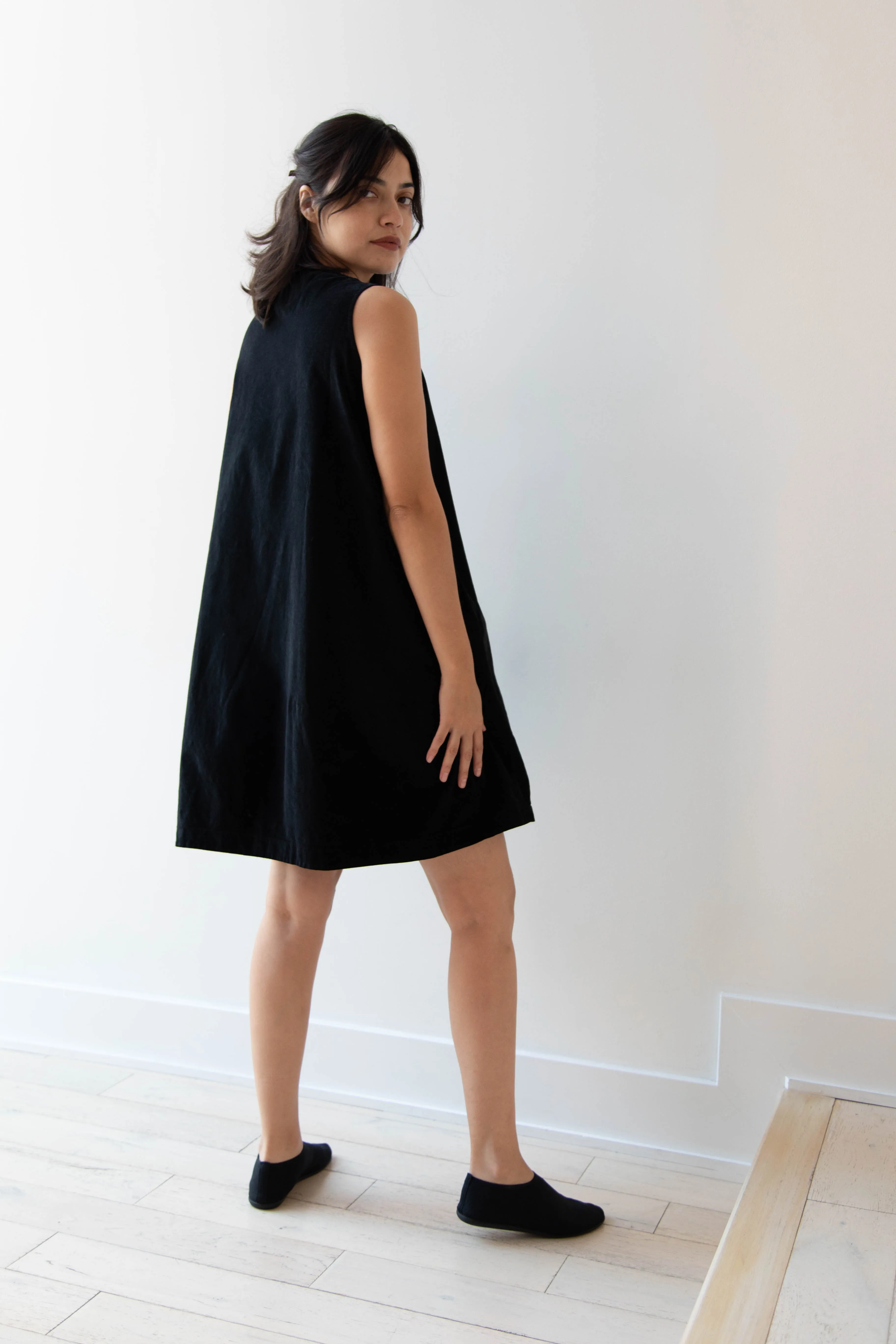 Album di Famiglia | Velvet Mini Dress in Black