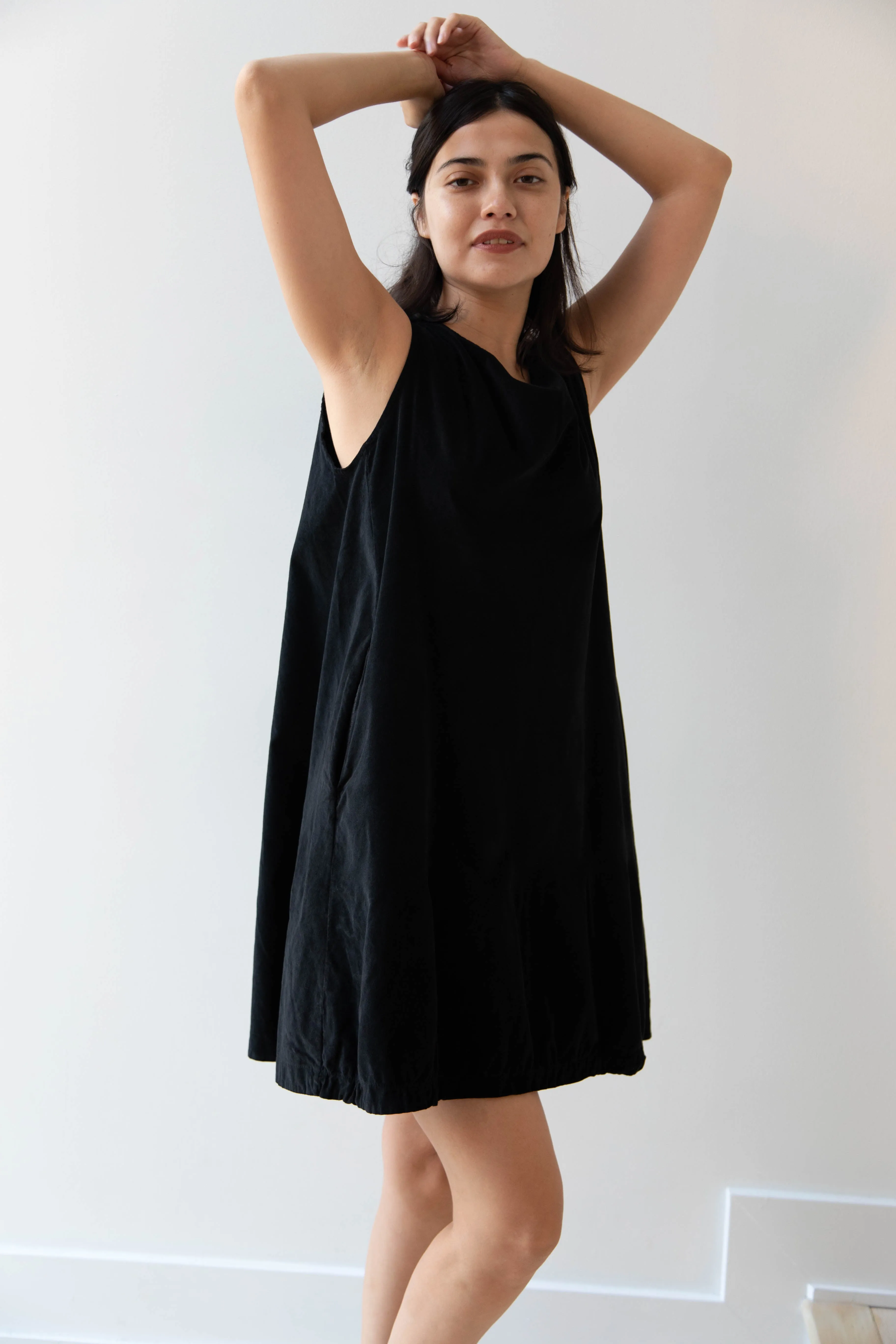 Album di Famiglia | Velvet Mini Dress in Black