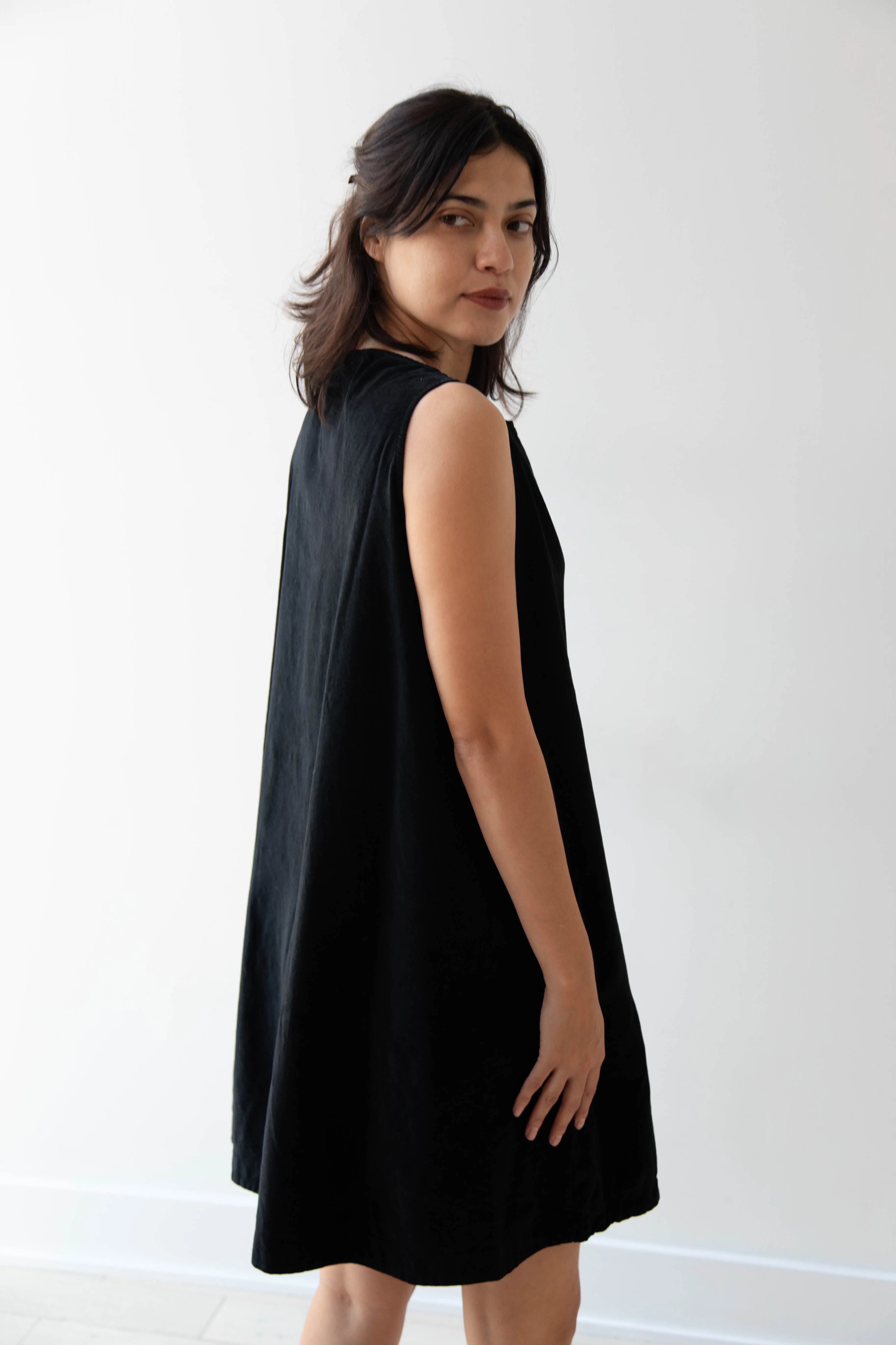 Album di Famiglia | Velvet Mini Dress in Black