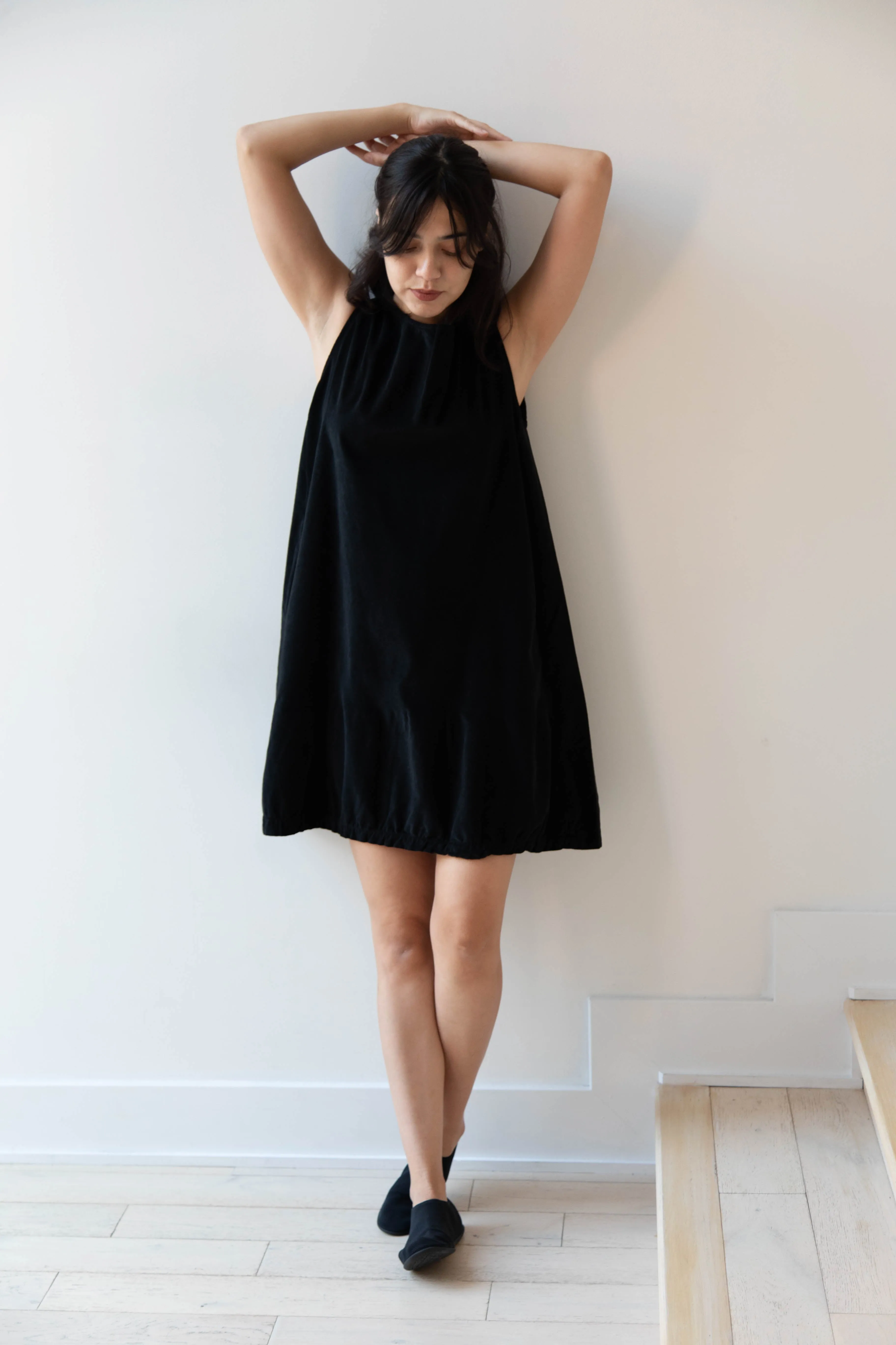 Album di Famiglia | Velvet Mini Dress in Black