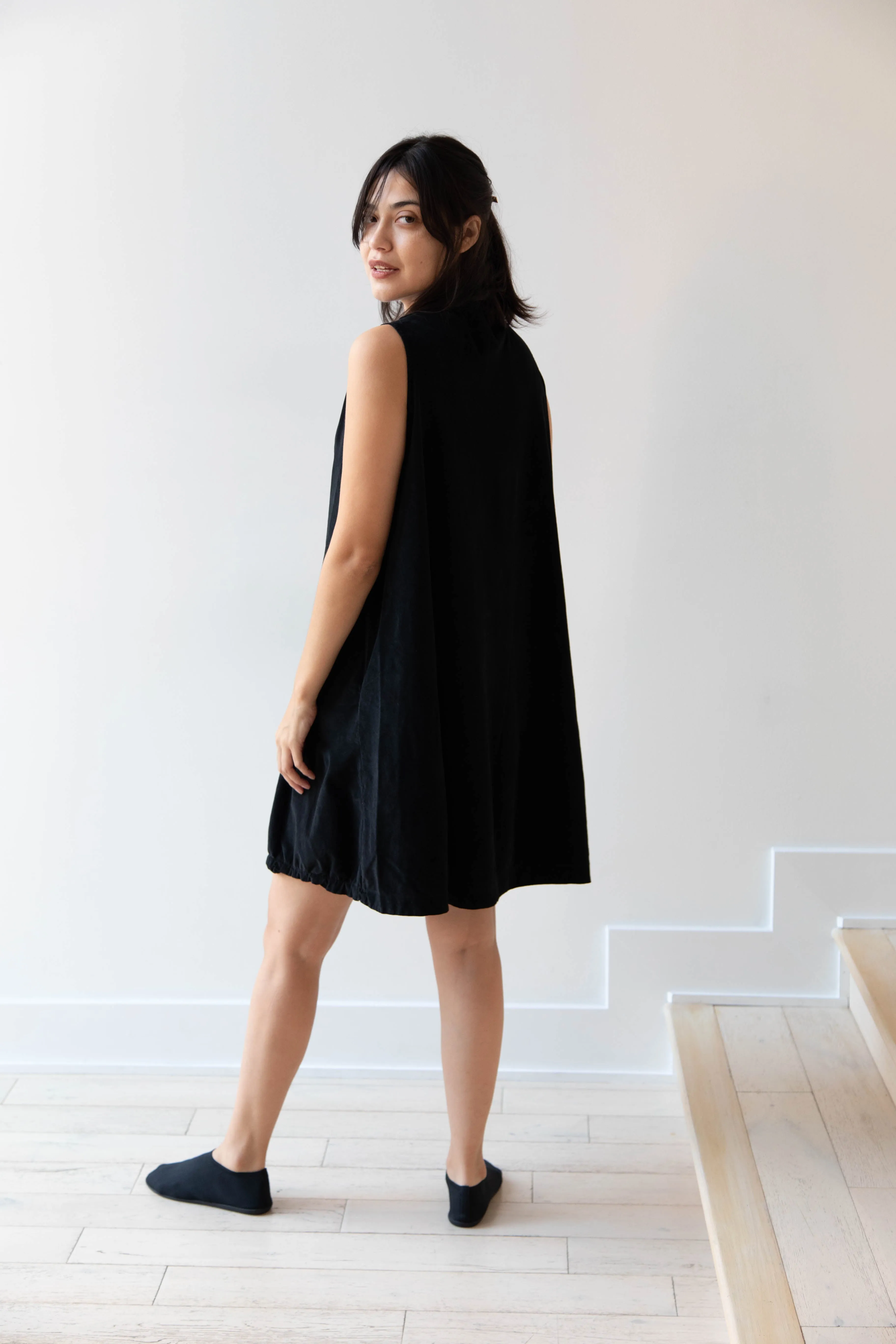 Album di Famiglia | Velvet Mini Dress in Black