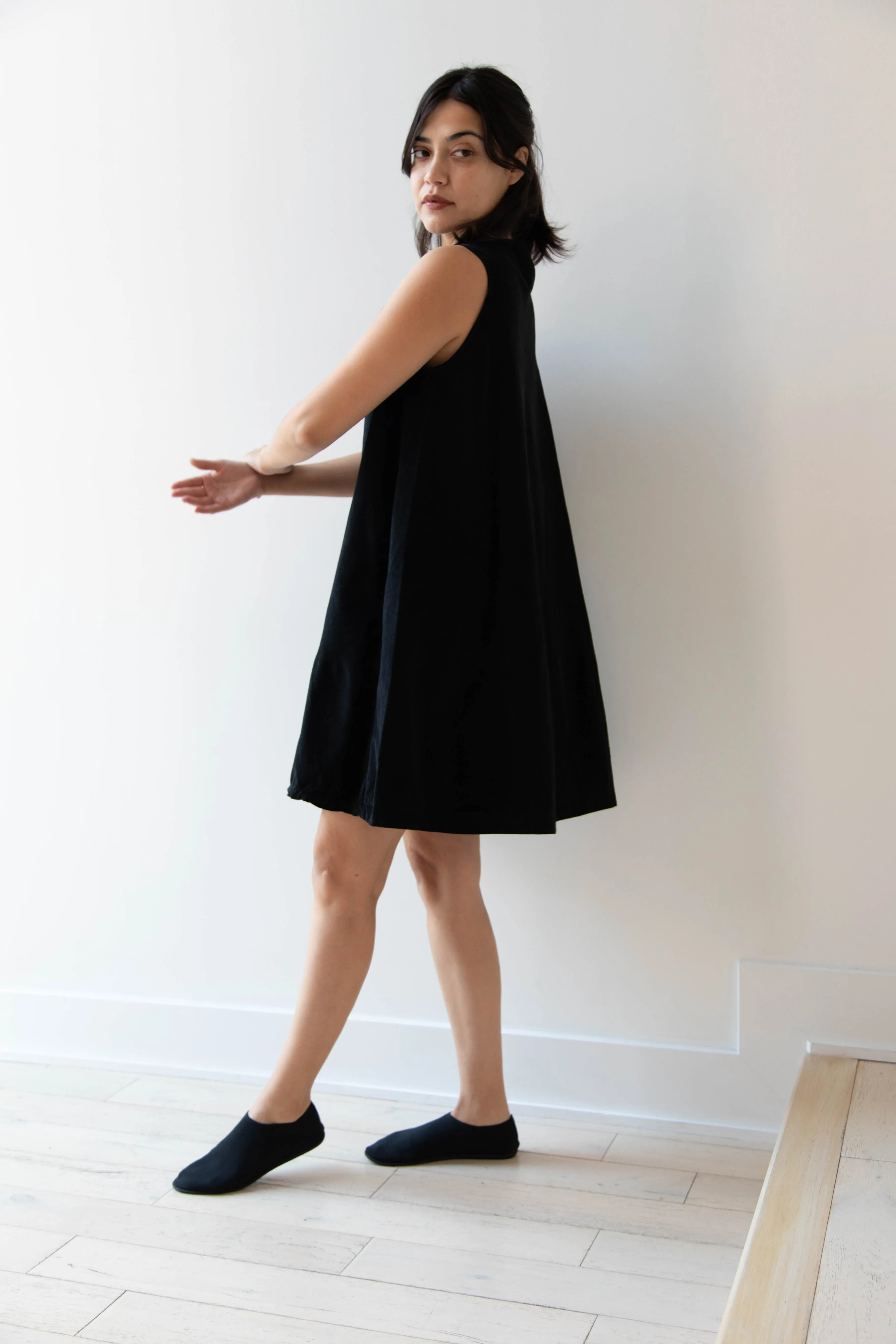 Album di Famiglia | Velvet Mini Dress in Black