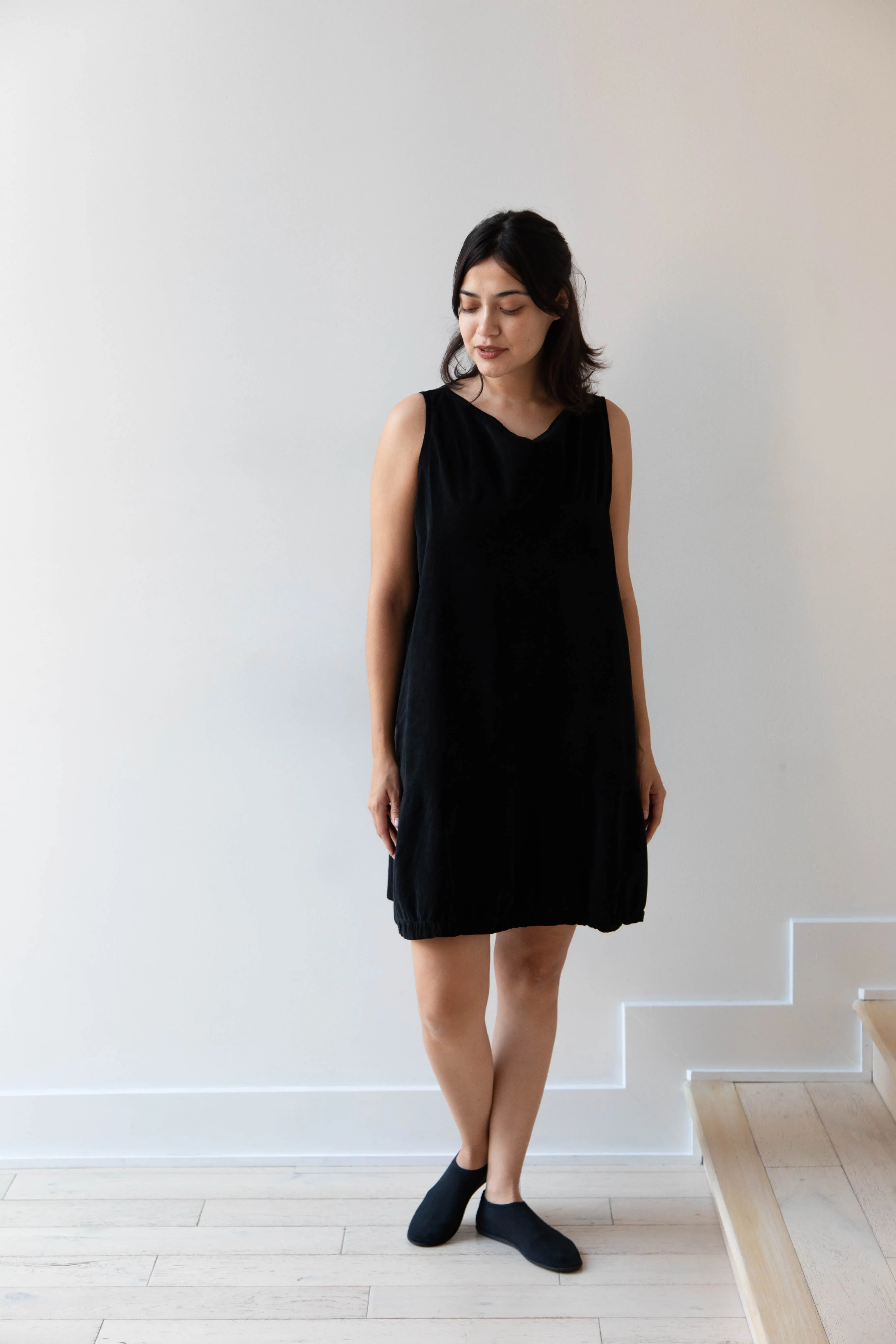 Album di Famiglia | Velvet Mini Dress in Black