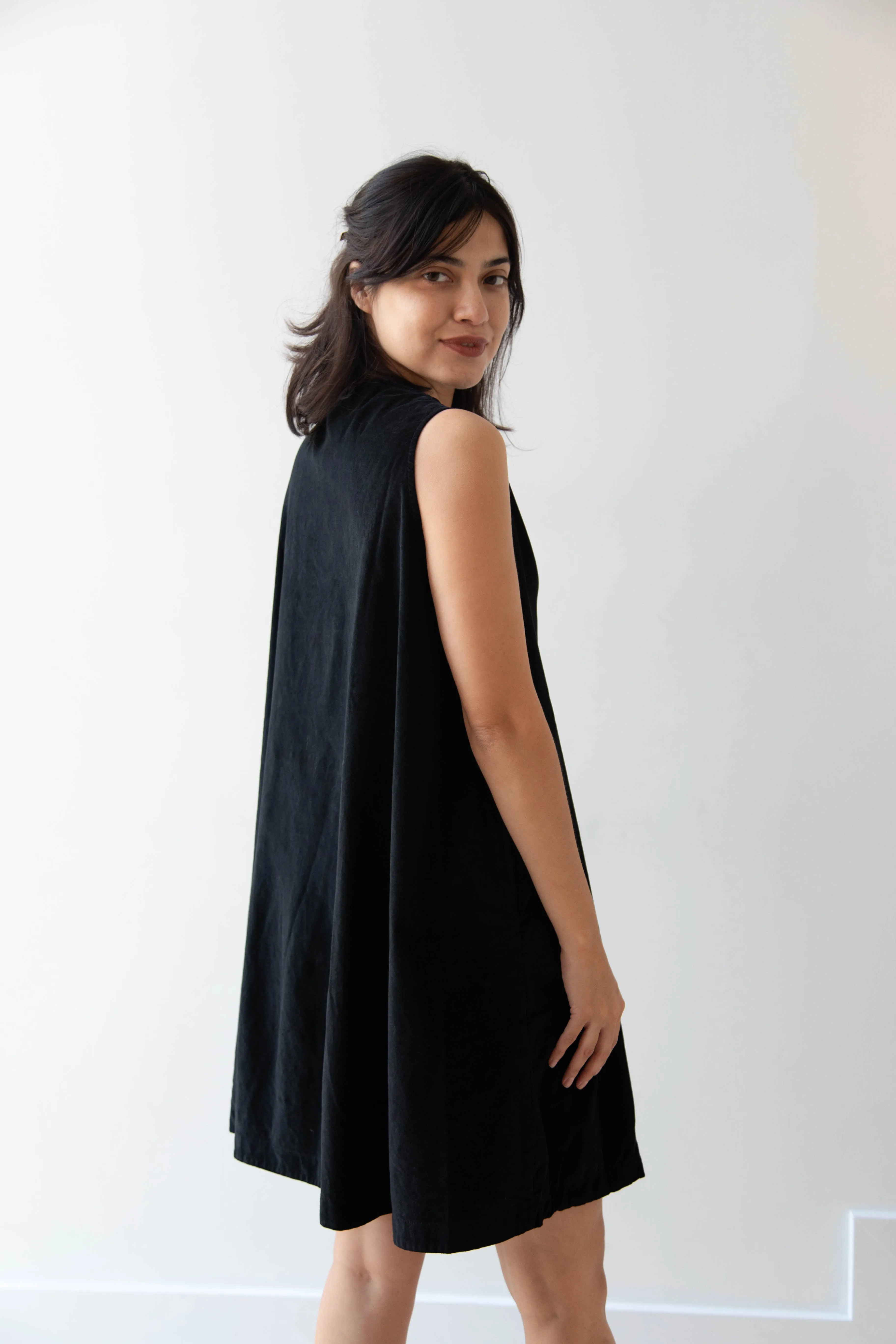 Album di Famiglia | Velvet Mini Dress in Black