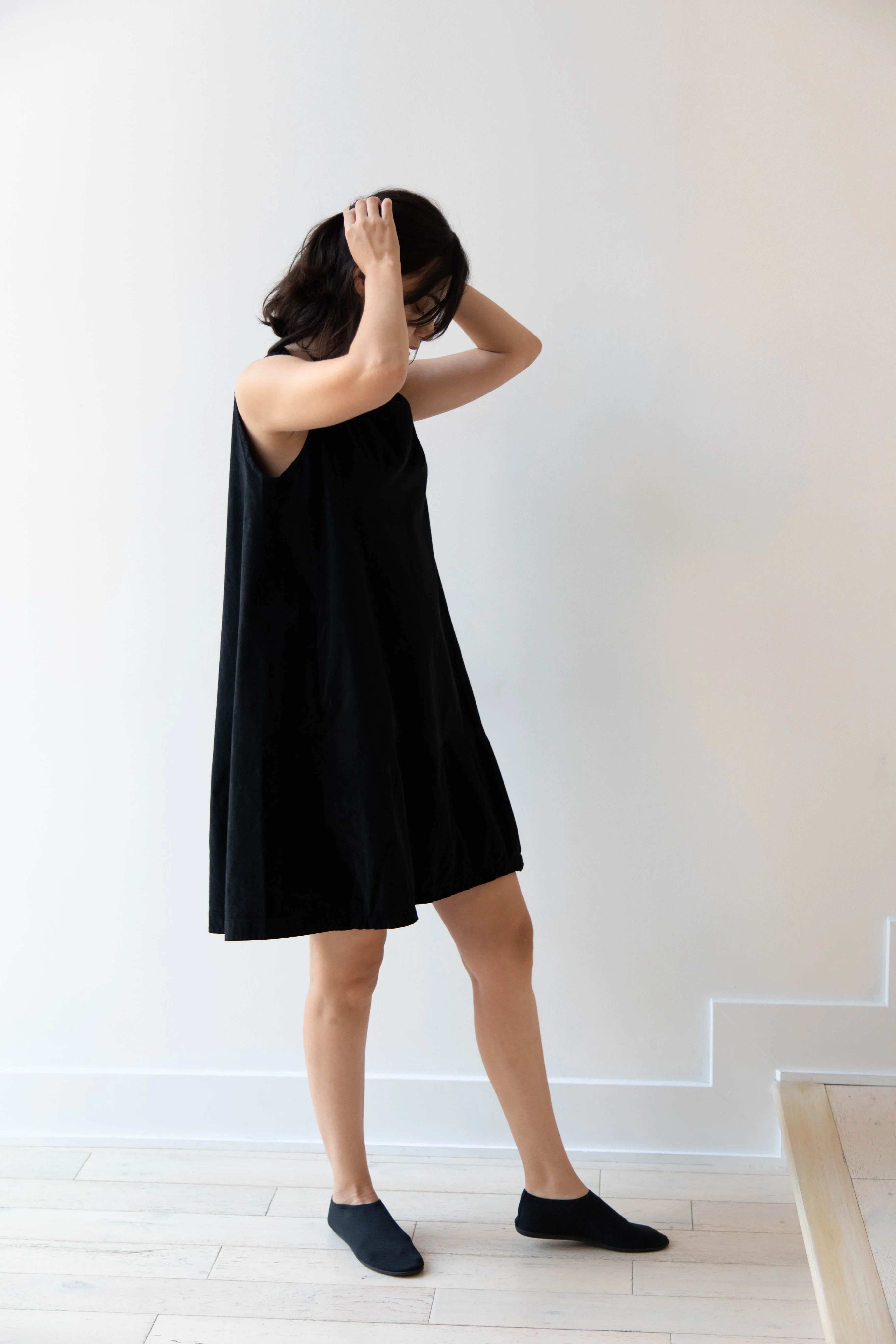 Album di Famiglia | Velvet Mini Dress in Black