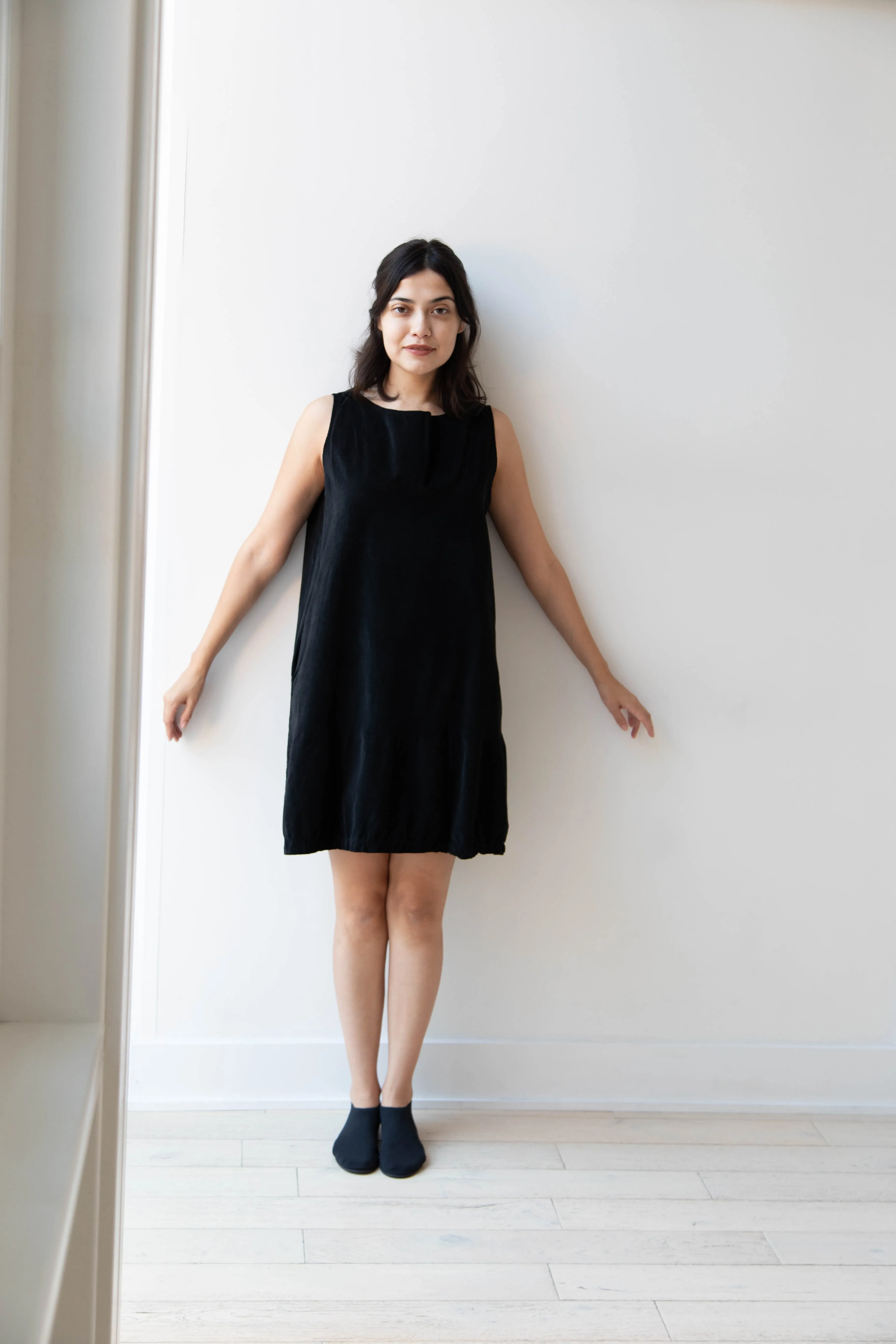 Album di Famiglia | Velvet Mini Dress in Black