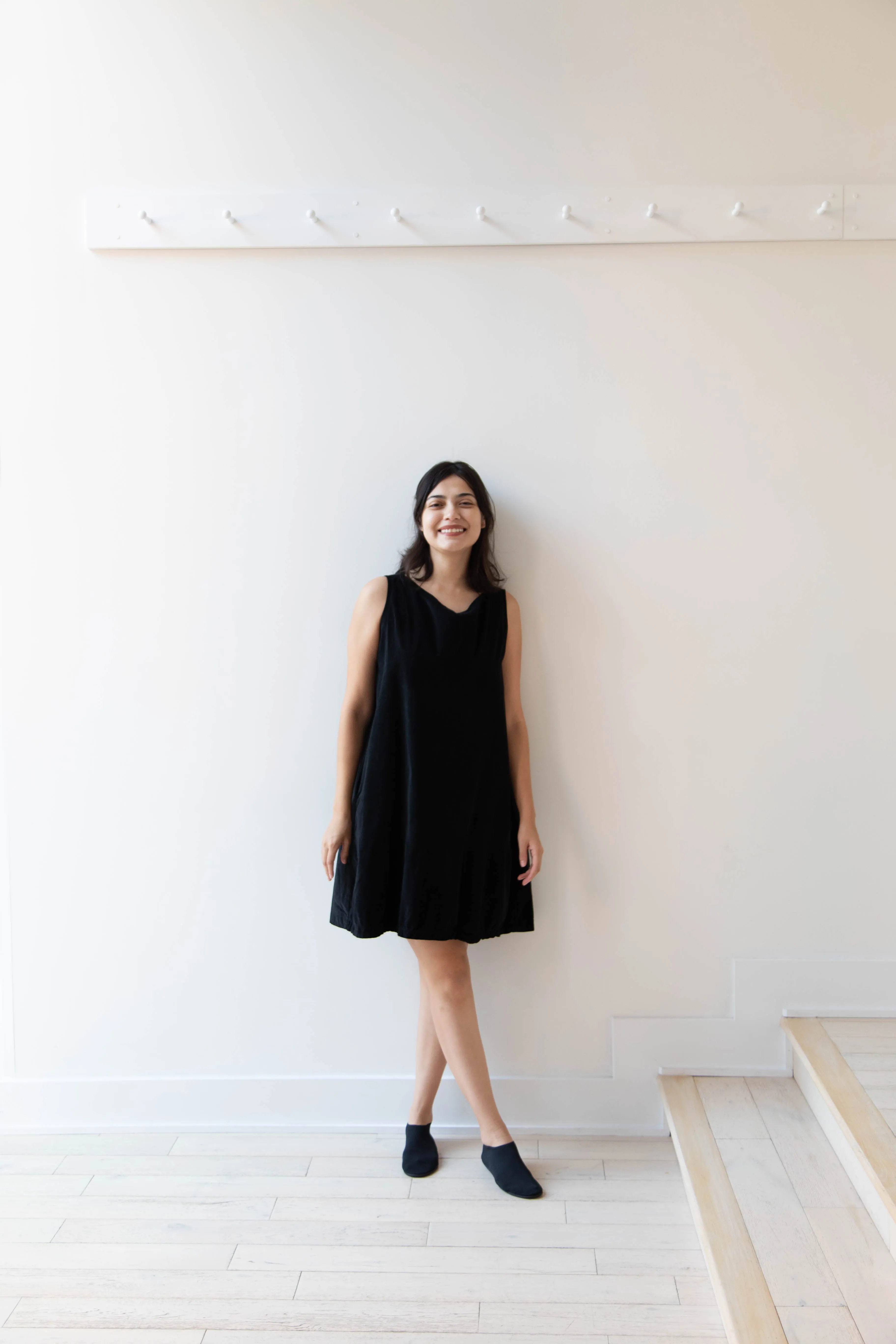 Album di Famiglia | Velvet Mini Dress in Black