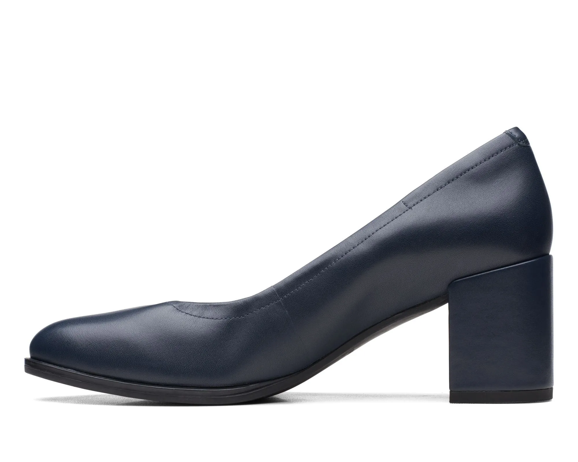 Clarks Freva55 Court Navy Leather