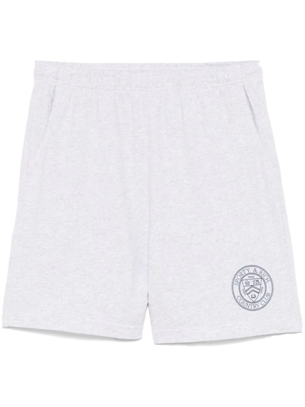 Connecticut crest-print track shorts