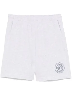 Connecticut crest-print track shorts