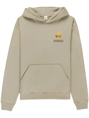 Country Club logo-print hoodie