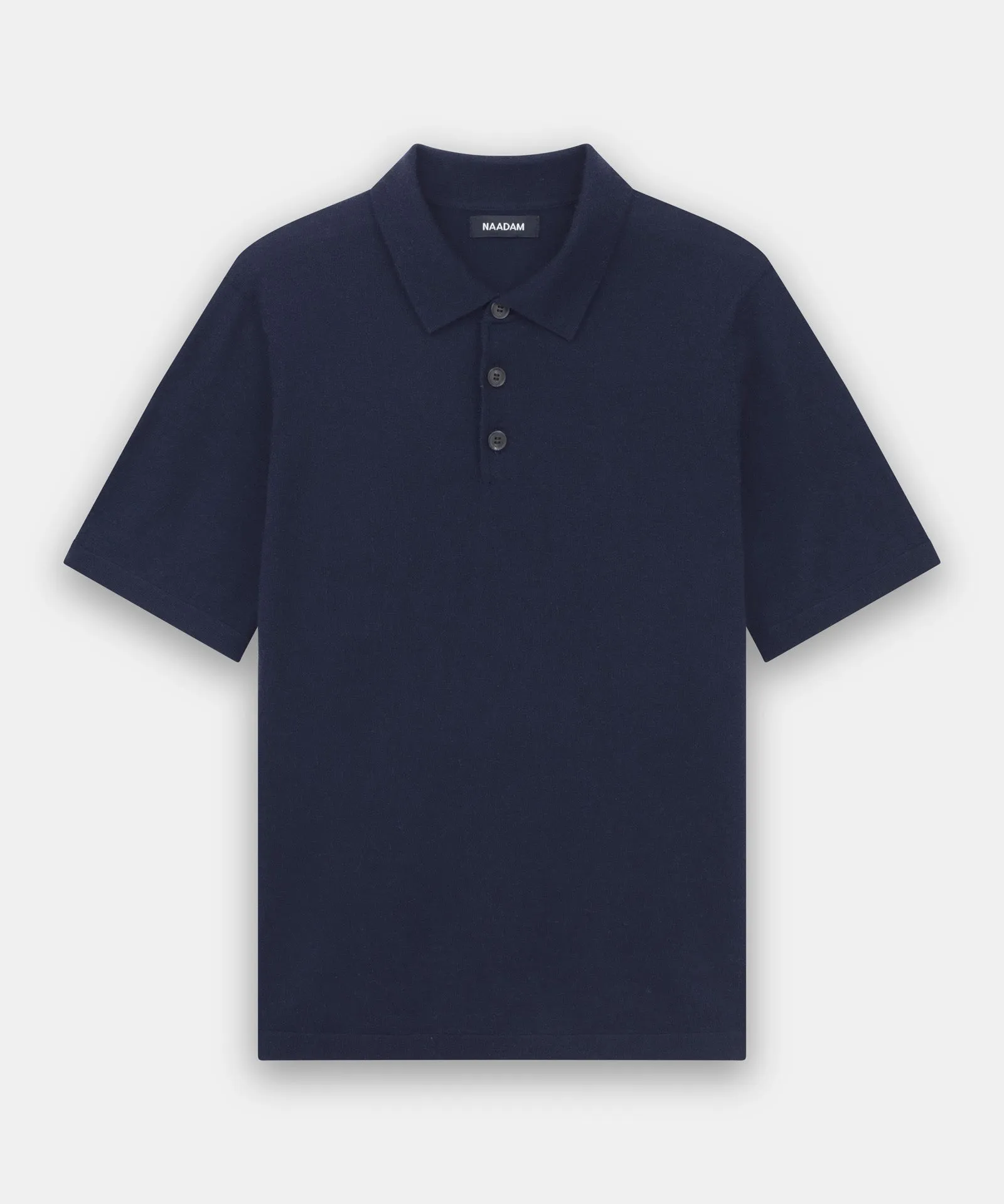 Fancy Cashmere Short Sleeve Polo