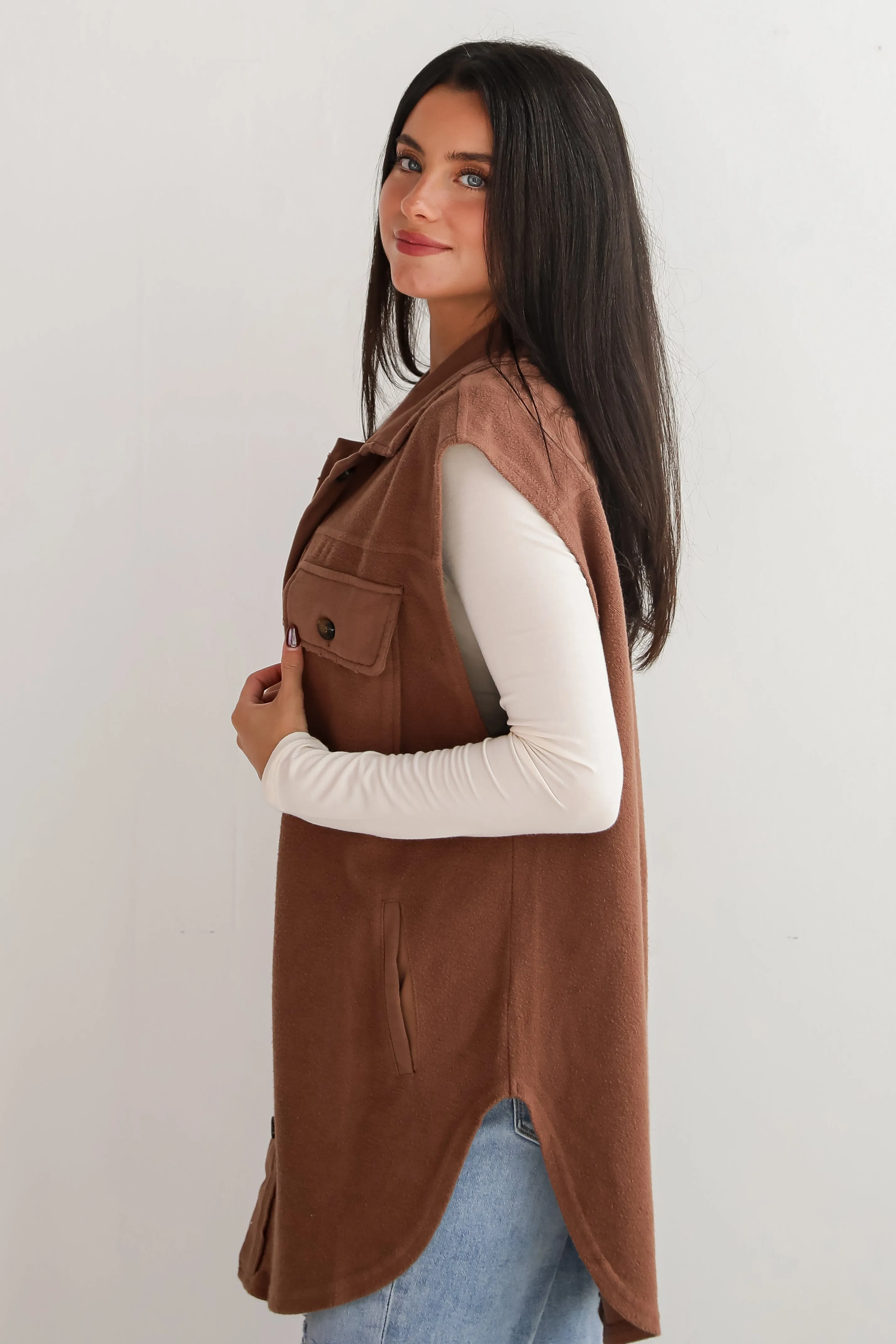 FINAL SALE - Cuddly Forecast Soft Knit Vest