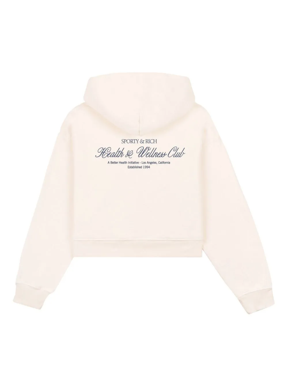 H&W Club cropped cotton hoodie