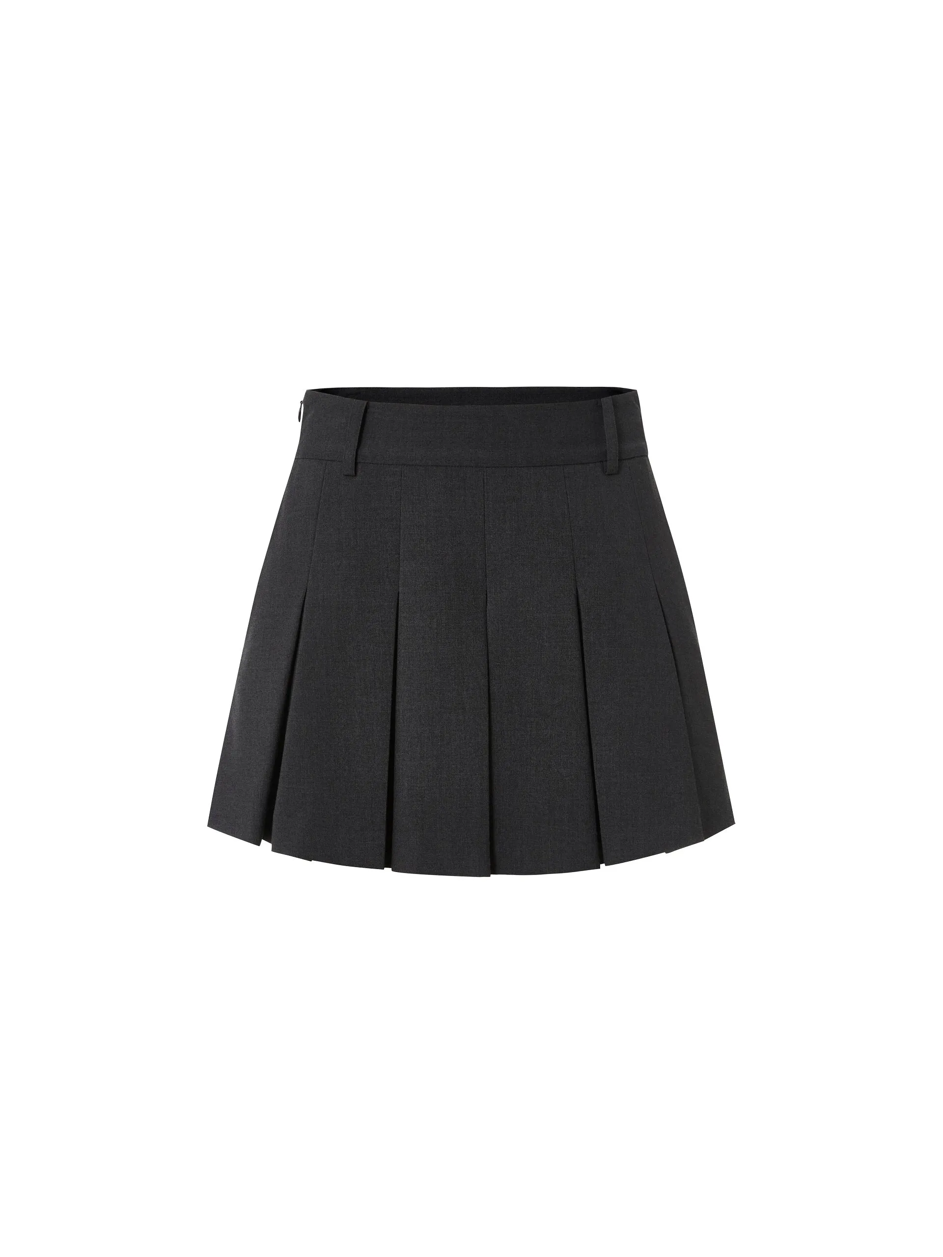 High Waist Pleated Culottes