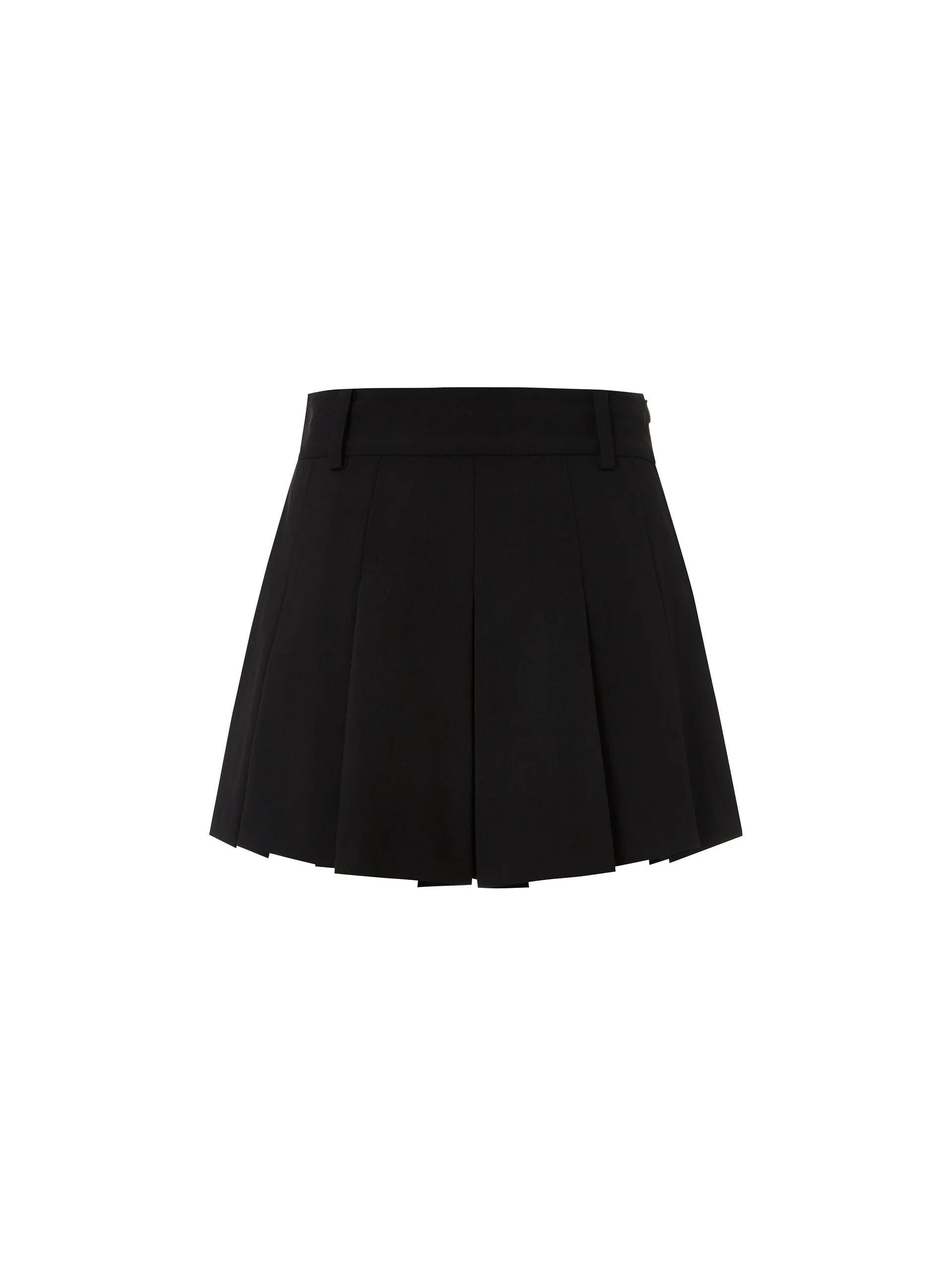 High Waist Pleated Culottes