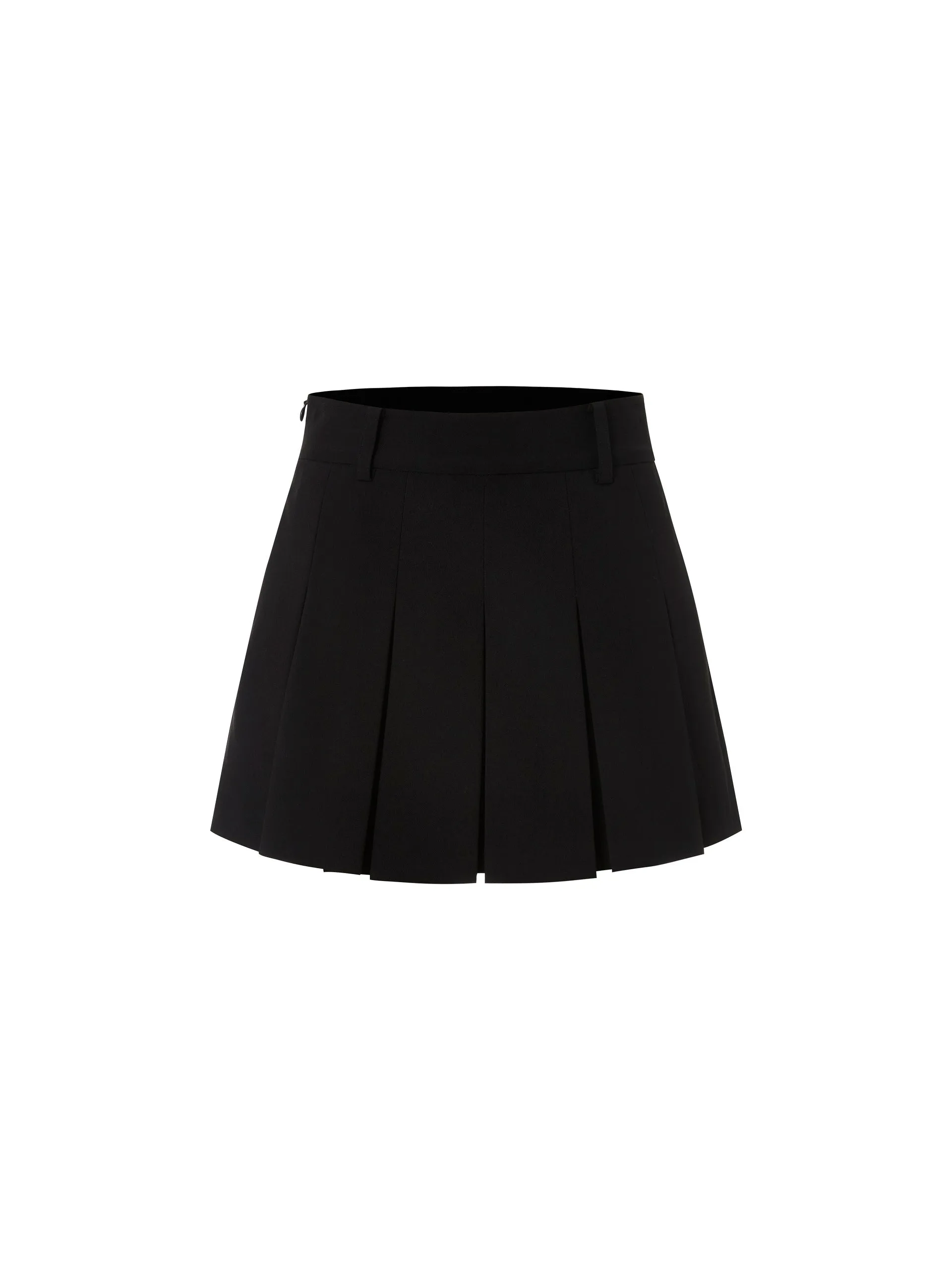 High Waist Pleated Culottes