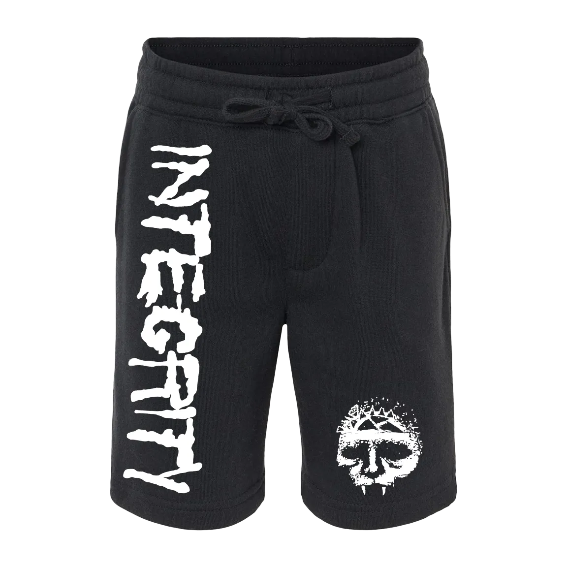 Integrity "Skull" Black Fleece Shorts