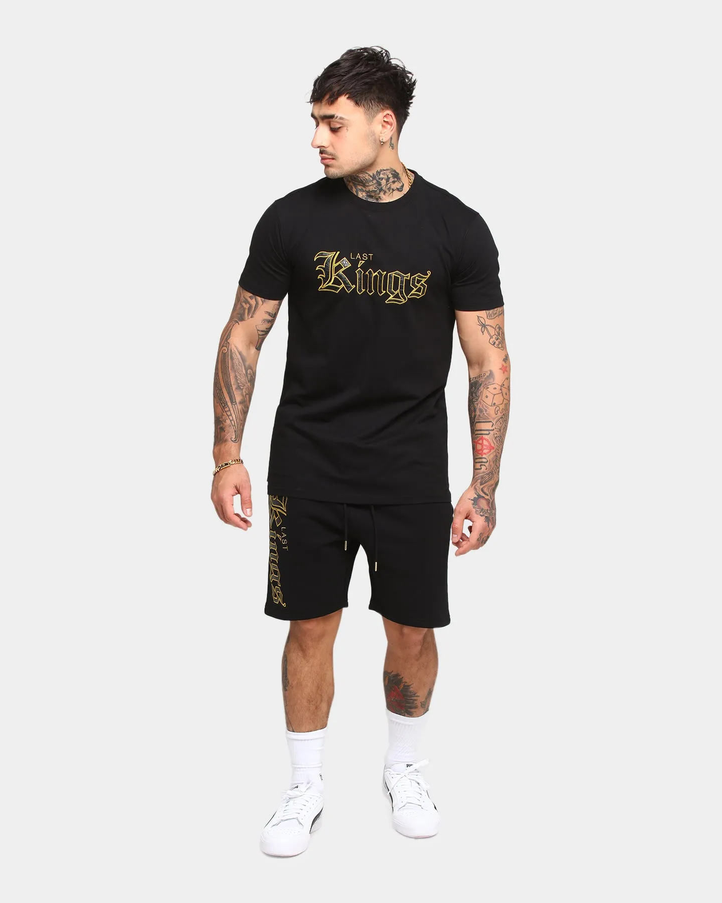 Last Kings Patch Shorts Black/Gold