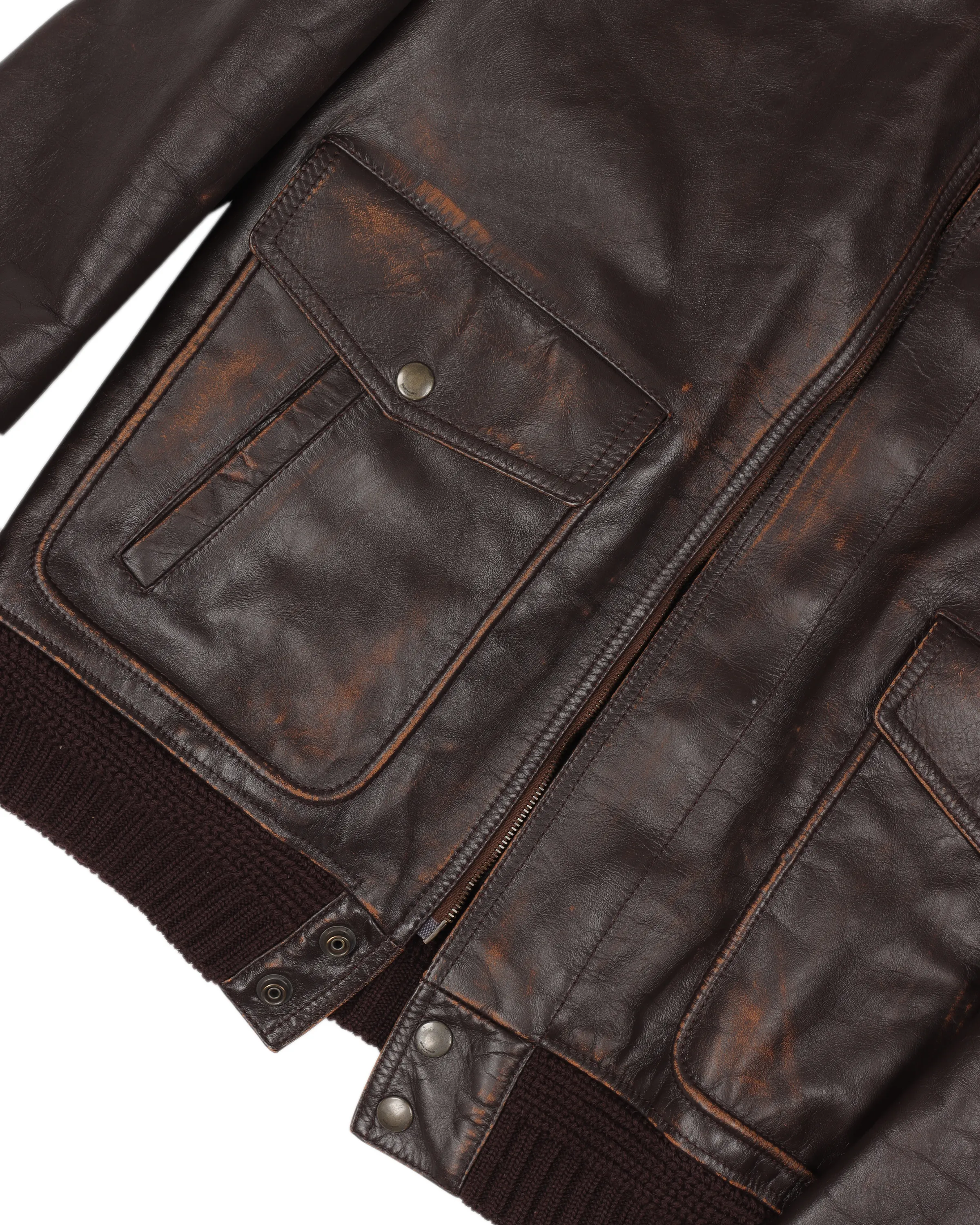 Leather Bomber Shearling Jacket (2018)