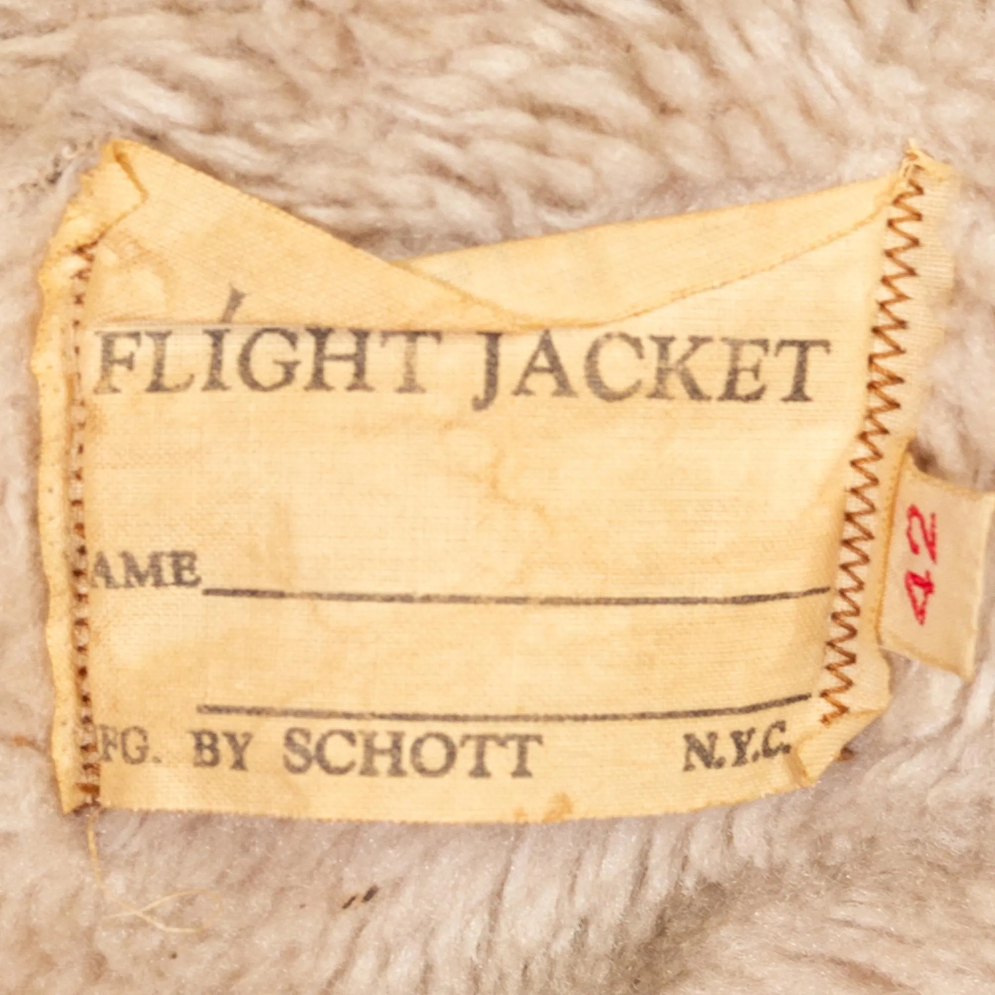 Medium 70s Schott G-1 Brown Leather Bomber Flight Jacket