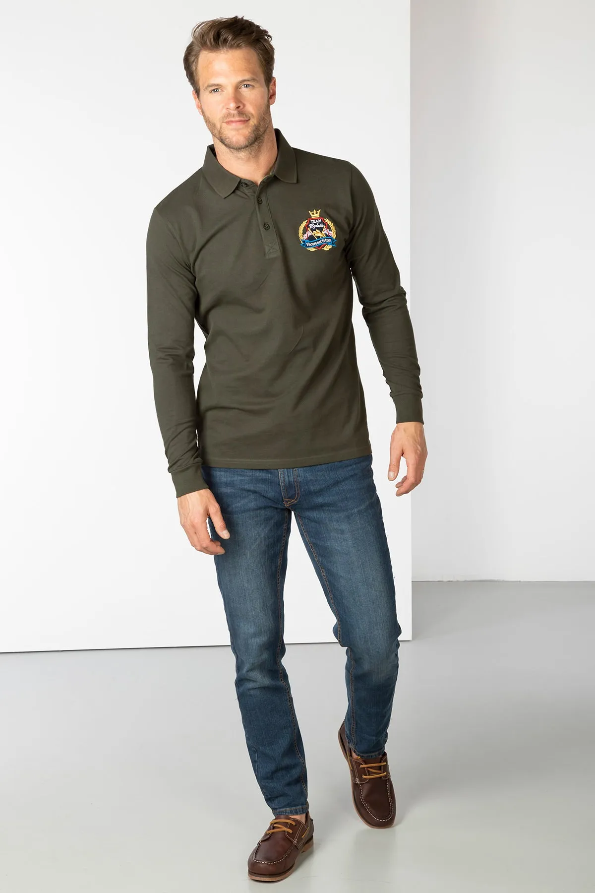 Men's Fordon Long Sleeve Polo Shirt