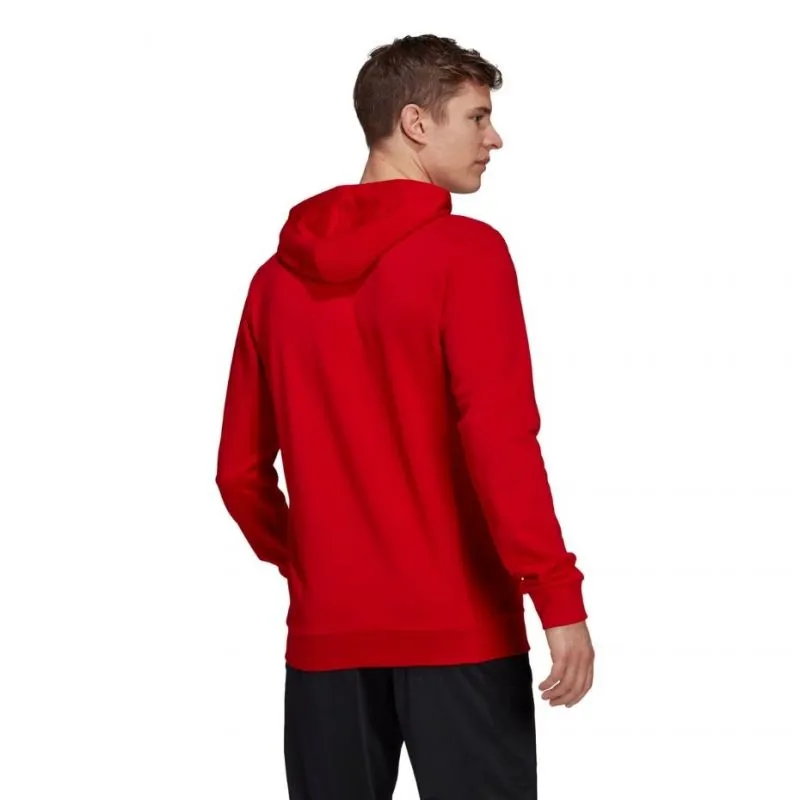 Men's Red Adidas Essentials Big Logo Hoodie - Cozy Comfort with Stylish Appeal