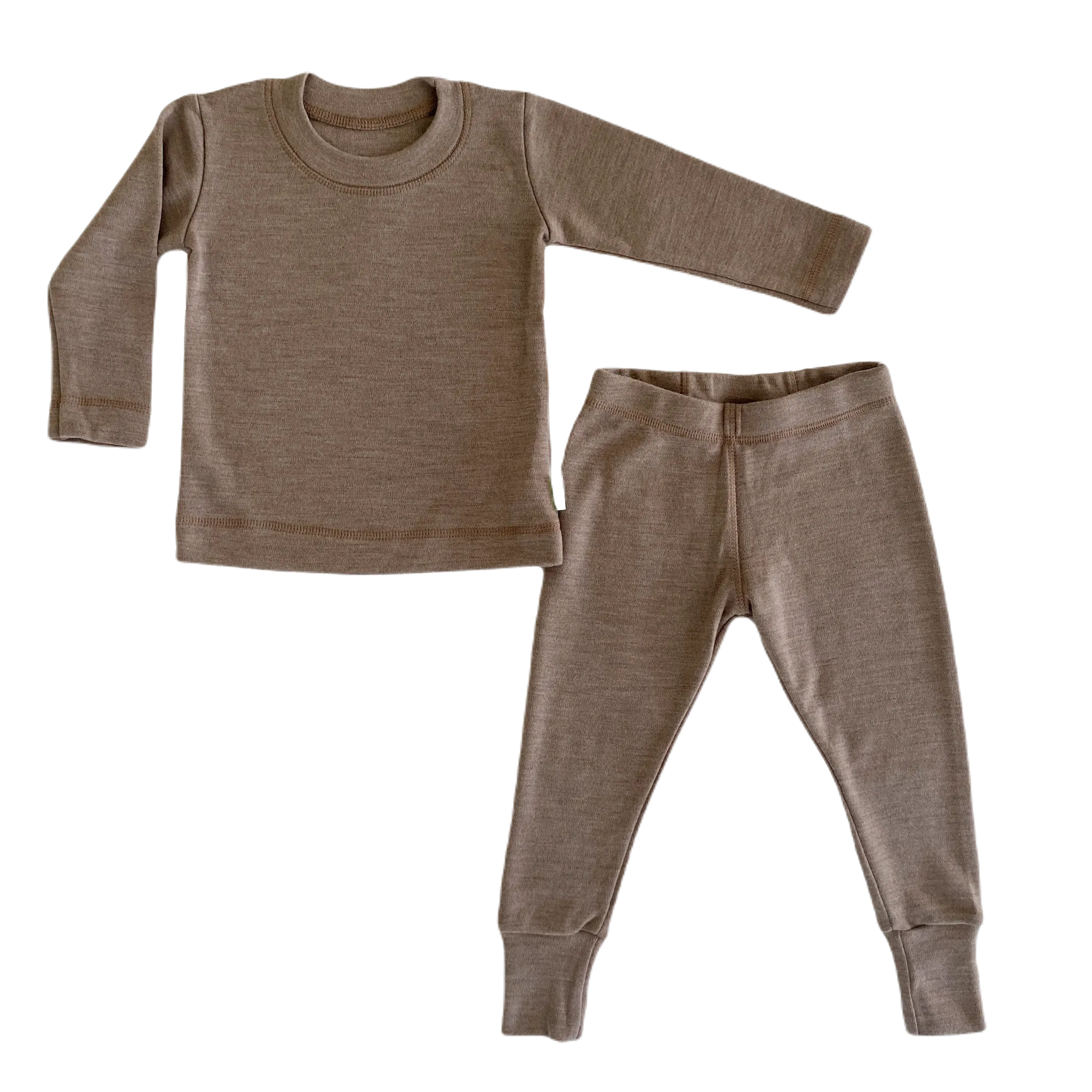 MERINO THERMAL BASELAYER SET - mele beige