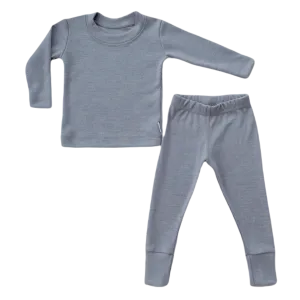 MERINO THERMAL BASELAYER SET - silver gray