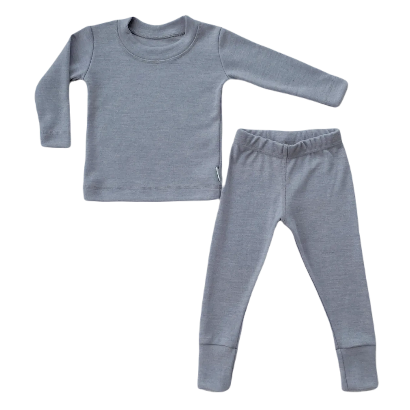 MERINO THERMAL BASELAYER SET - silver gray