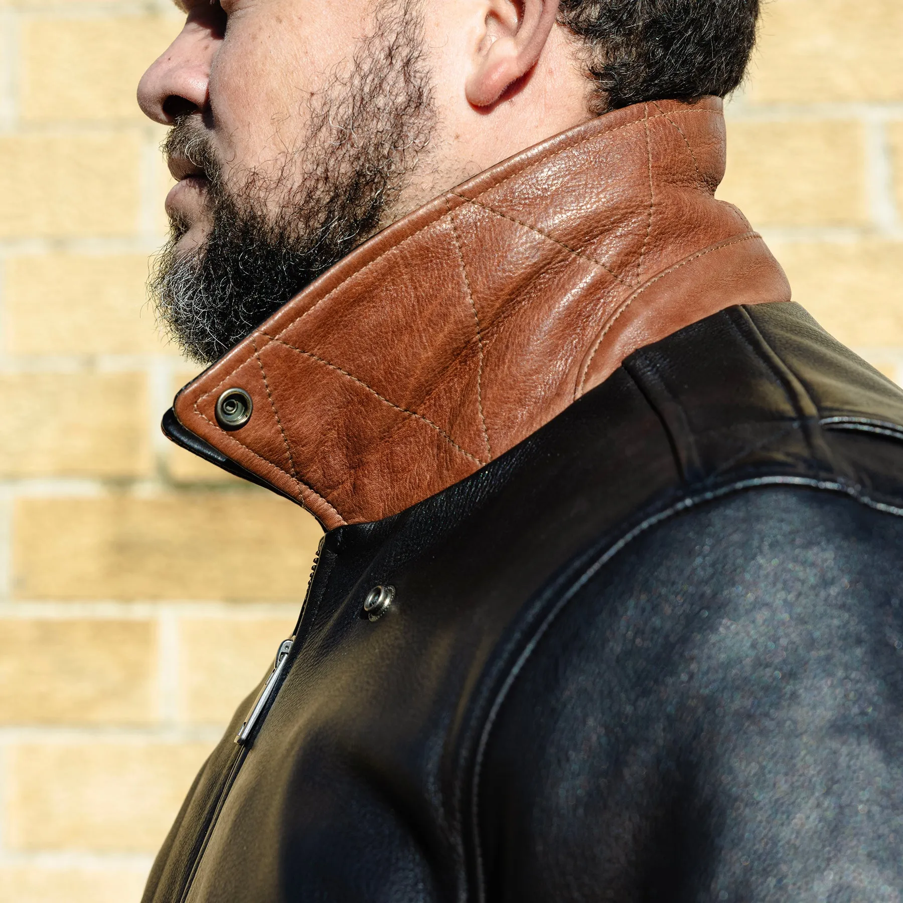 Moto Bomber - Men's Leather Jacket