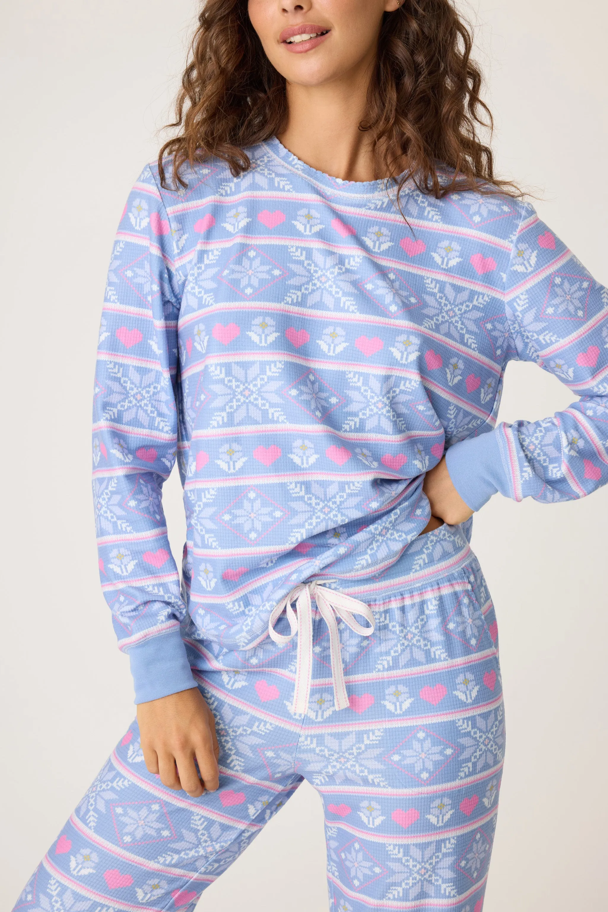 Mountain Bound Thermal Velour PJ Set