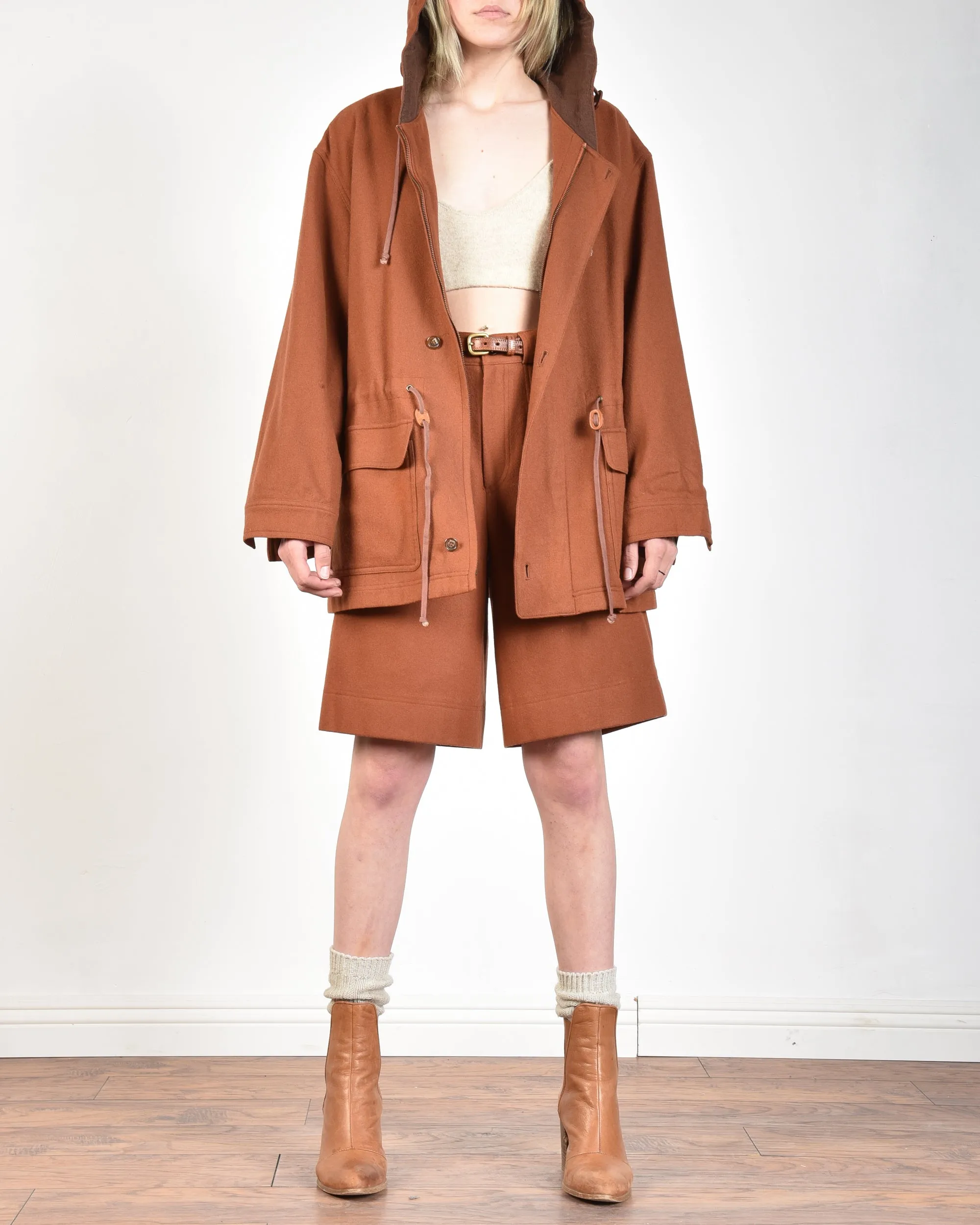 Odhran 80s Wool Coat   Shorts Set