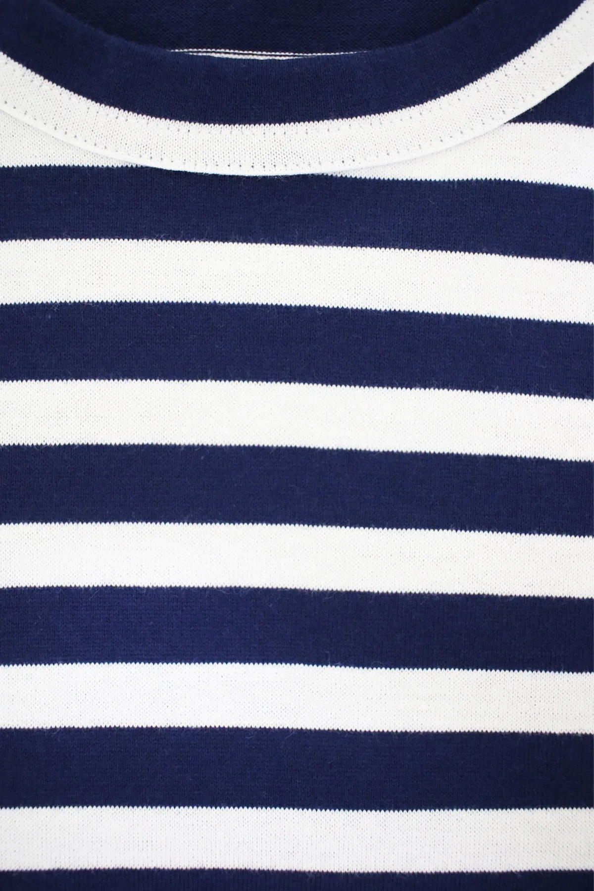 Red Heart Striped T-Shirt - Navy/White