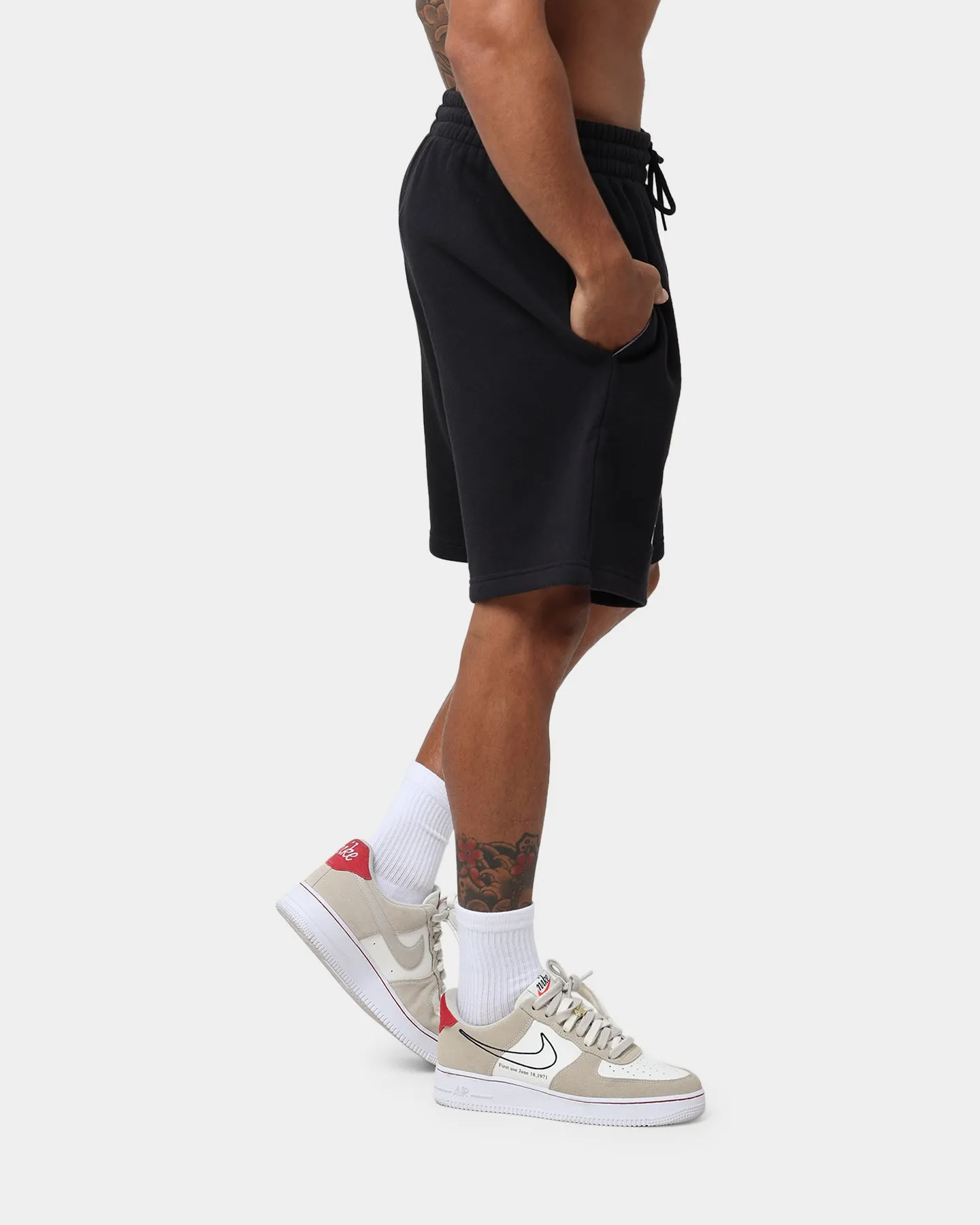 Reebok Iverson Basketball Fleece Shorts Black