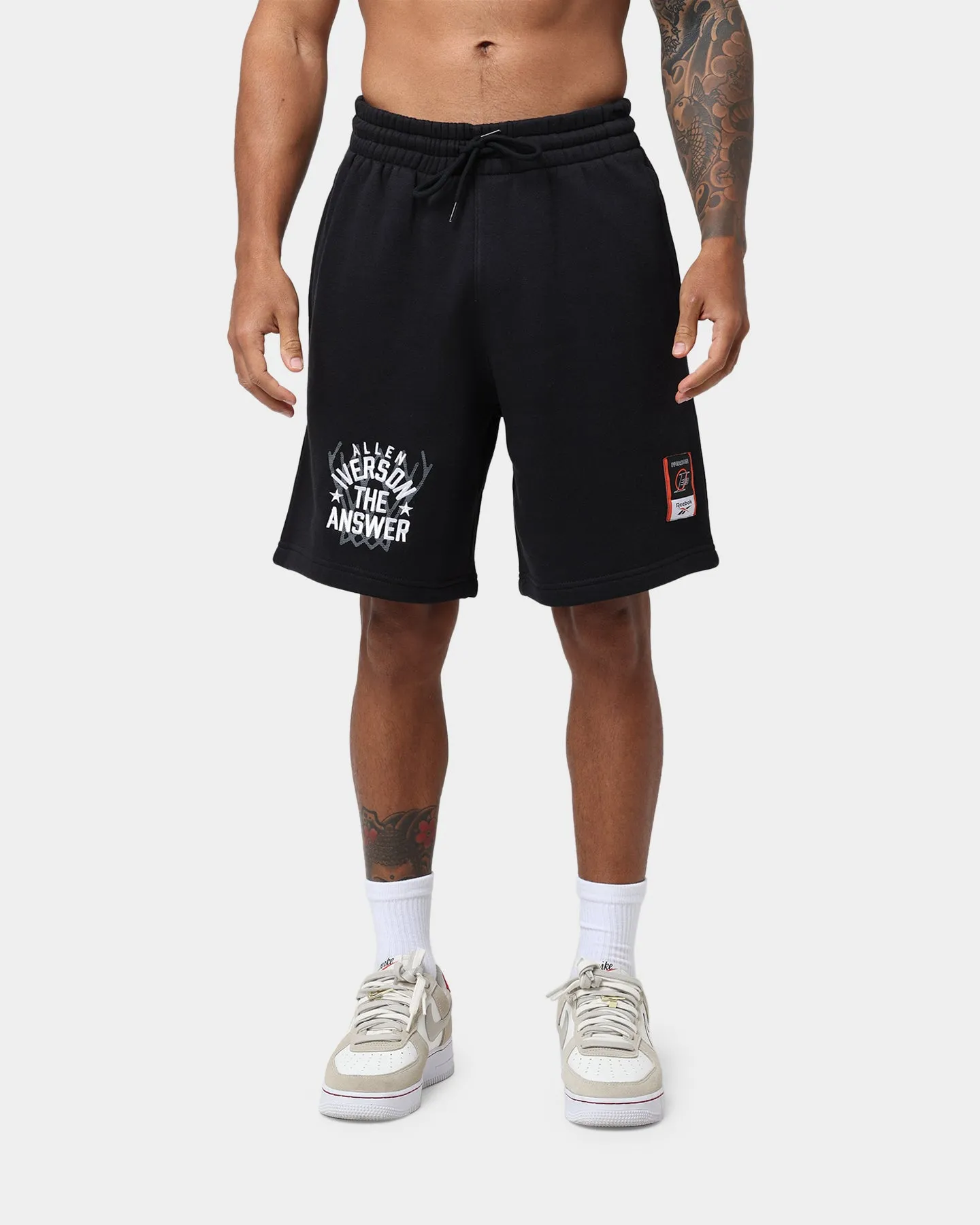 Reebok Iverson Basketball Fleece Shorts Black