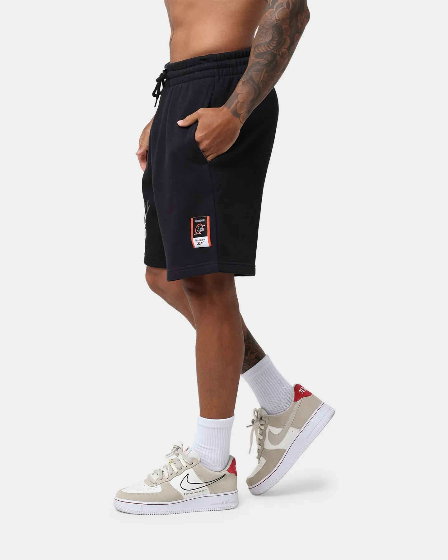 Reebok Iverson Basketball Fleece Shorts Black