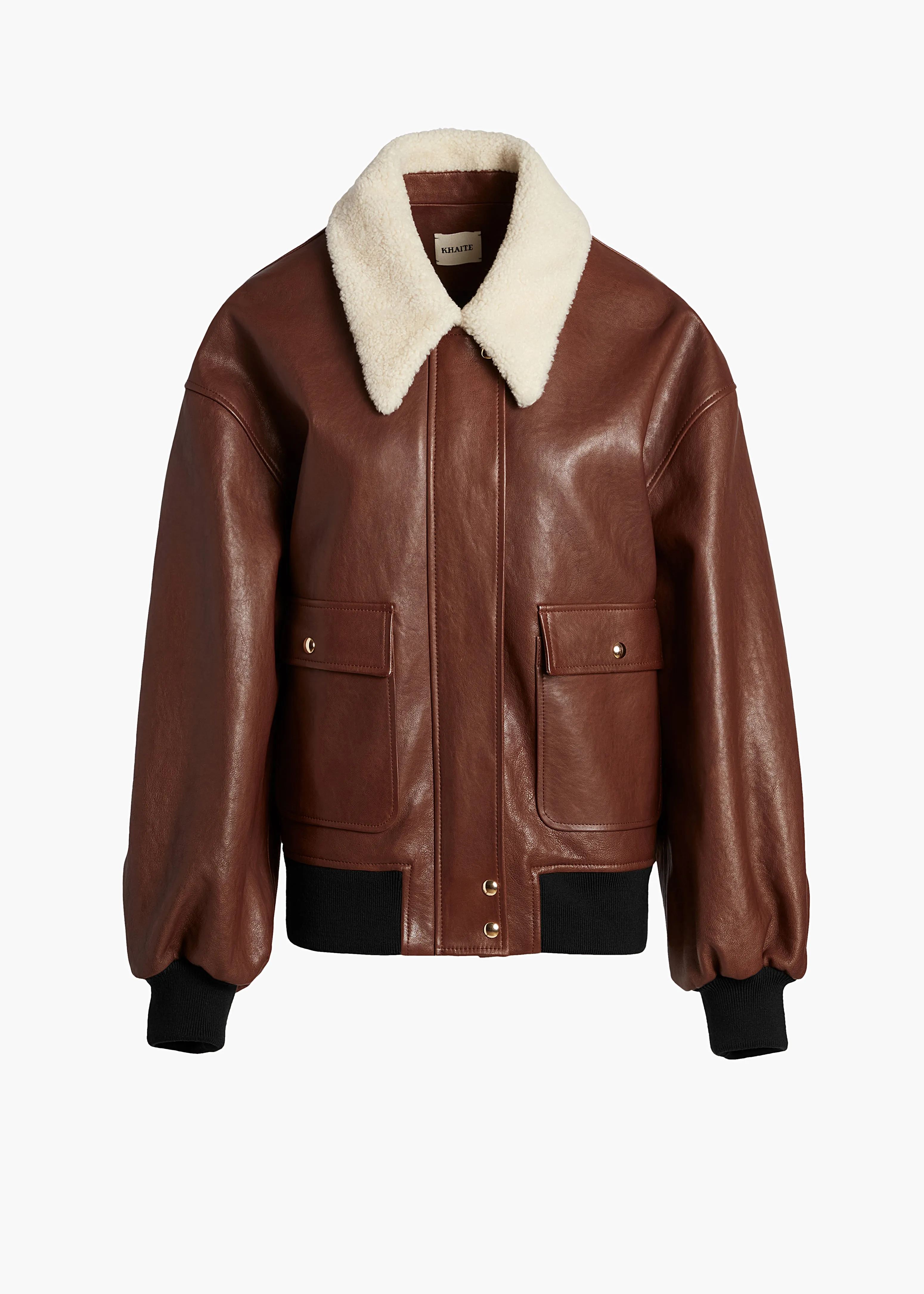 Shellar Jacket in Classic Brown Leather