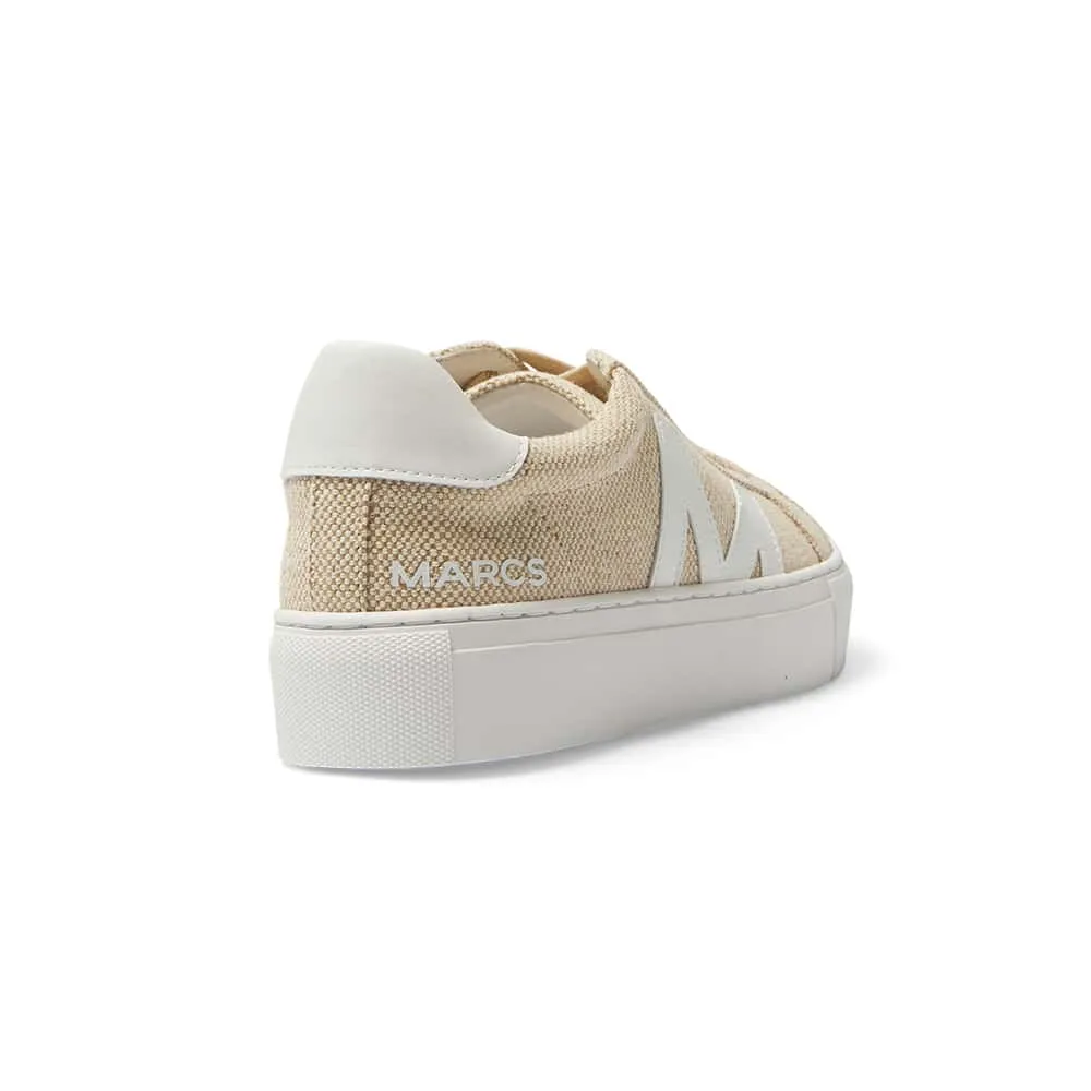 Trio Sneaker in Linen Leather