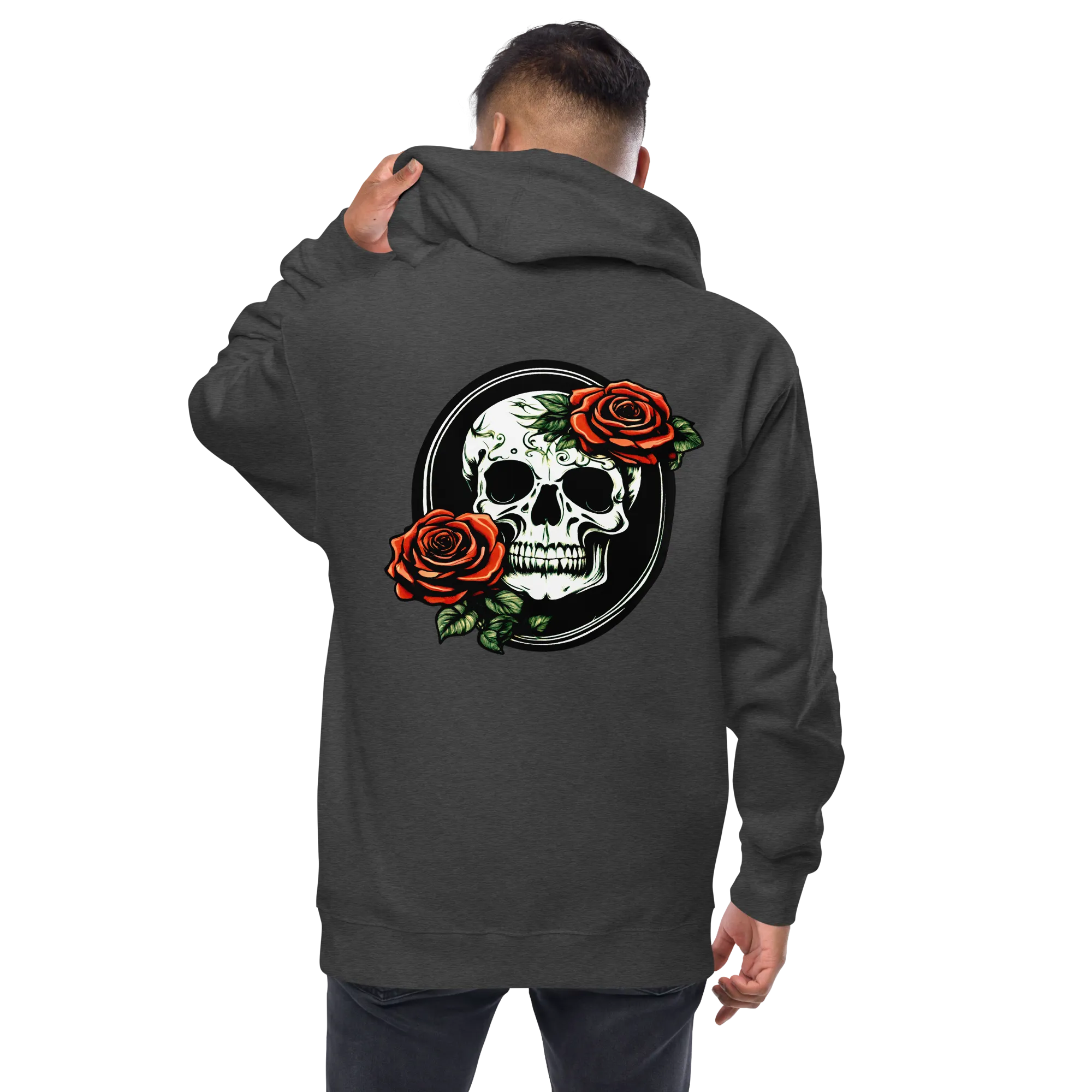 Unisex fleece zip up hoodie