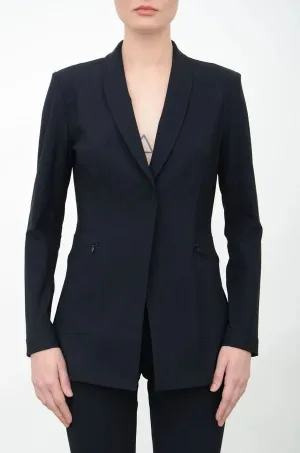 Valbella Tech Stretch Blazer - Black