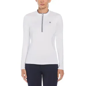 Women's 1/4 Zip Layering Long Sleeve Golf Shirt