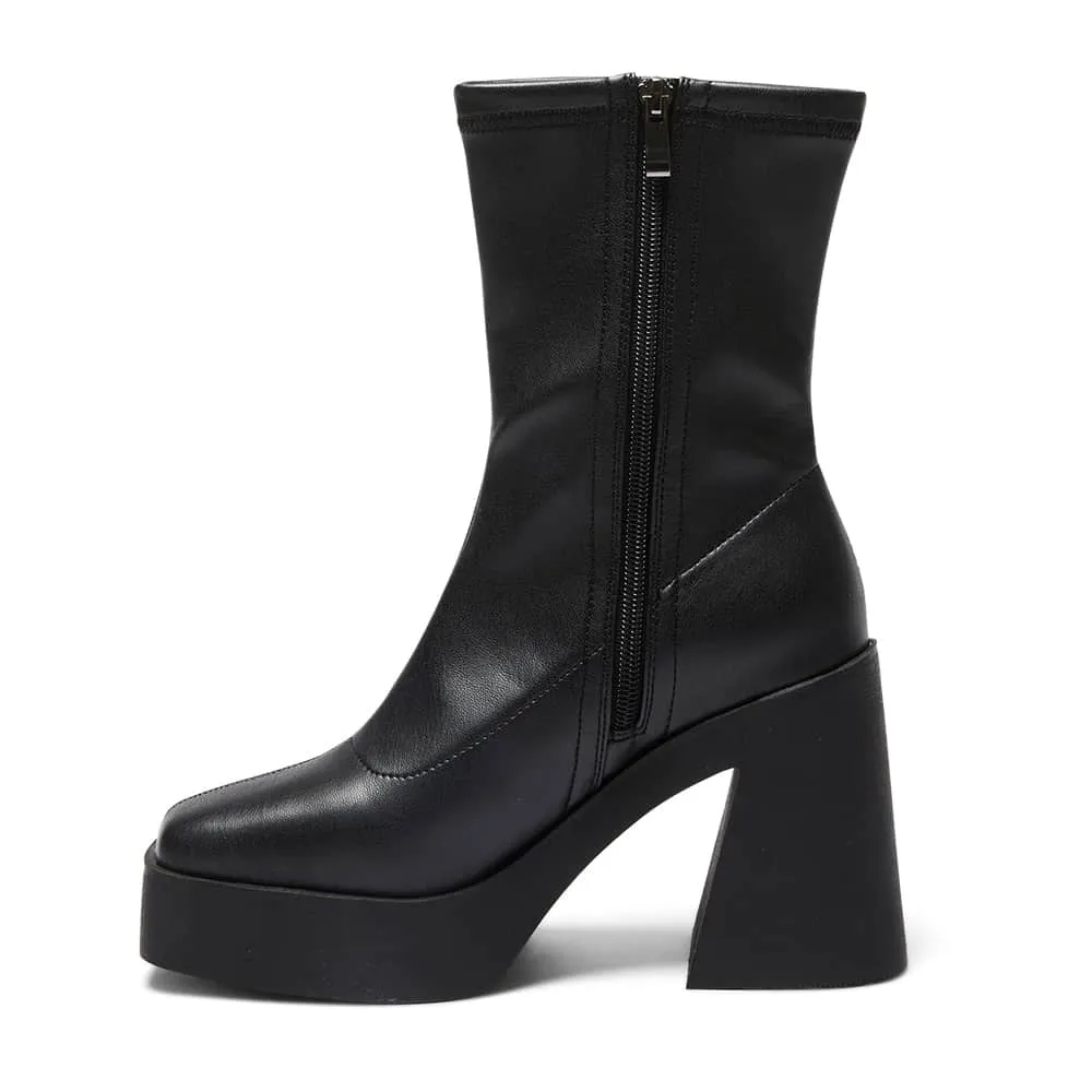 Xanadu Boot in Black Leather